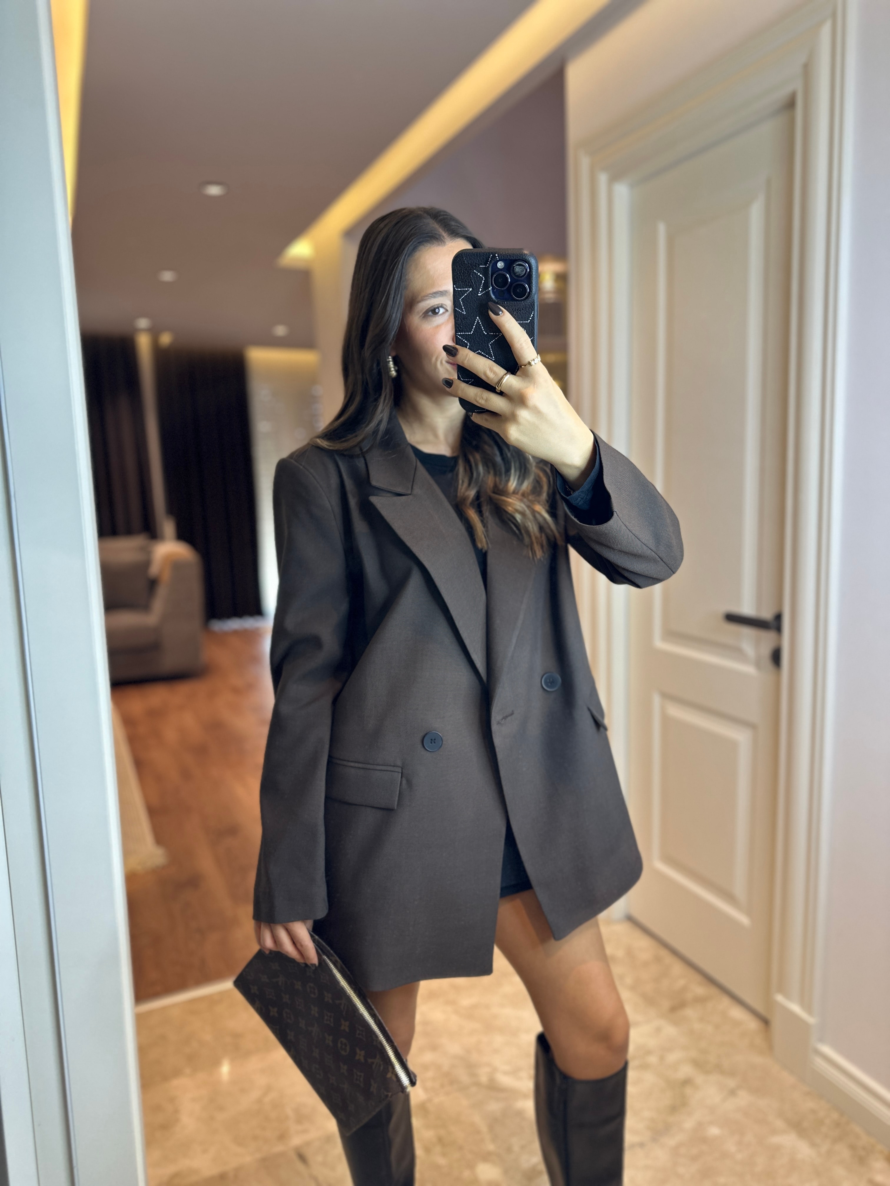 Acı Kahve Oversize Ceket