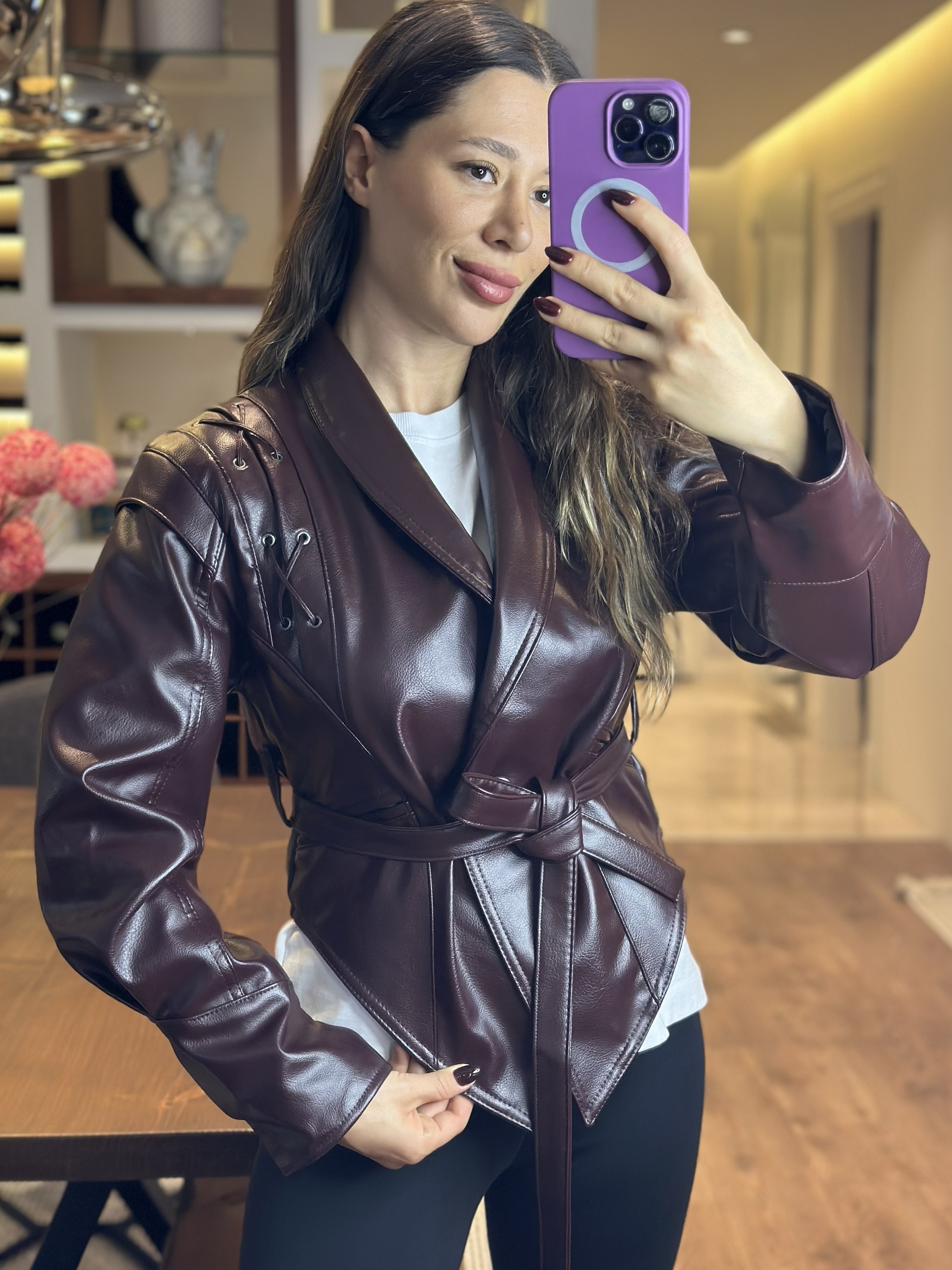 Bordo Violaceum Ceket