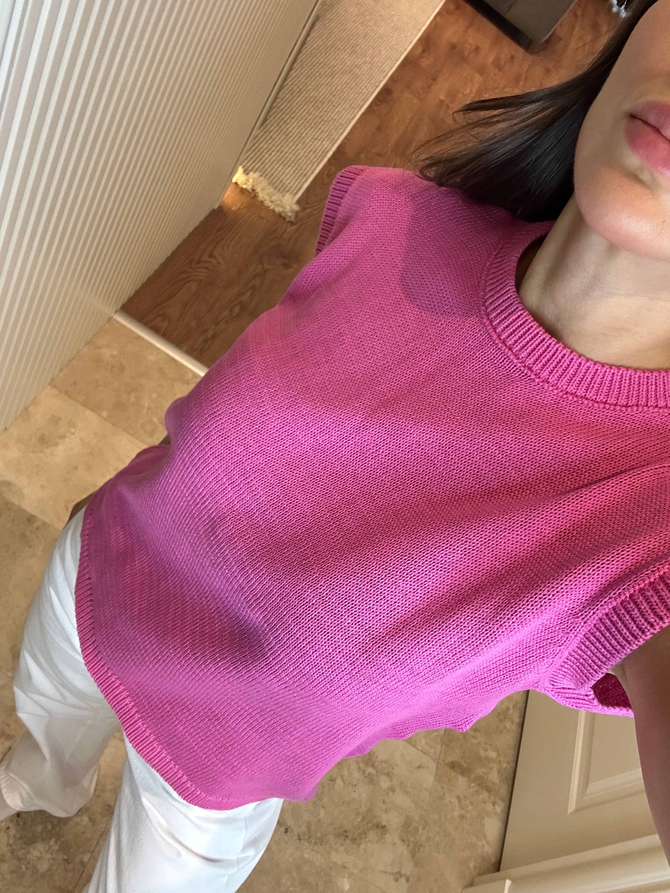 Pembe Kolsuz Triko