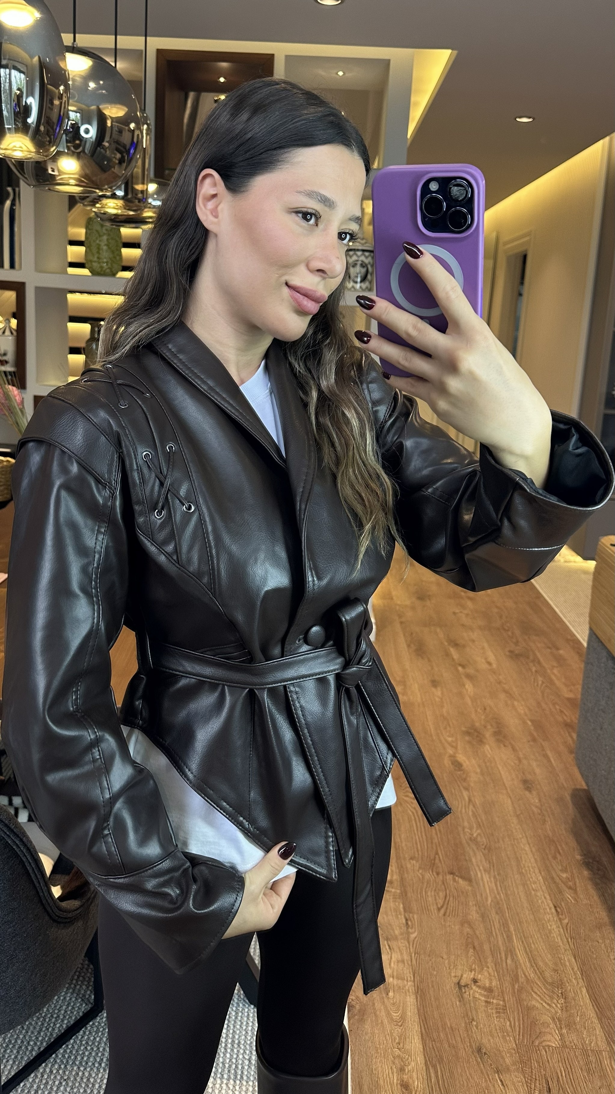 Kahve Violaceum Ceket 