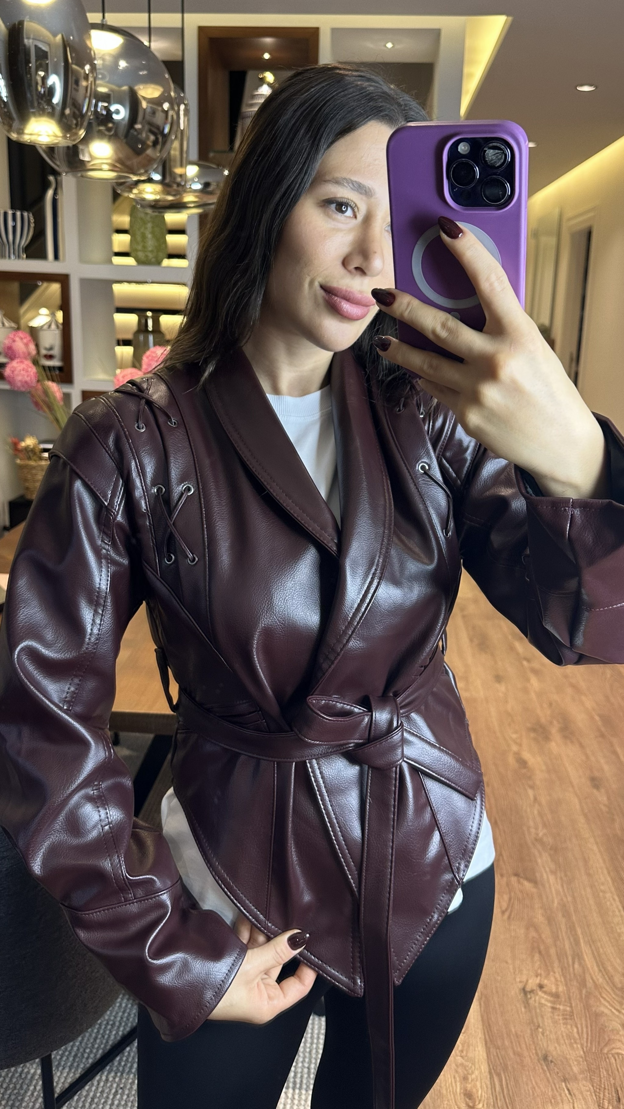 Bordo Violaceum Ceket