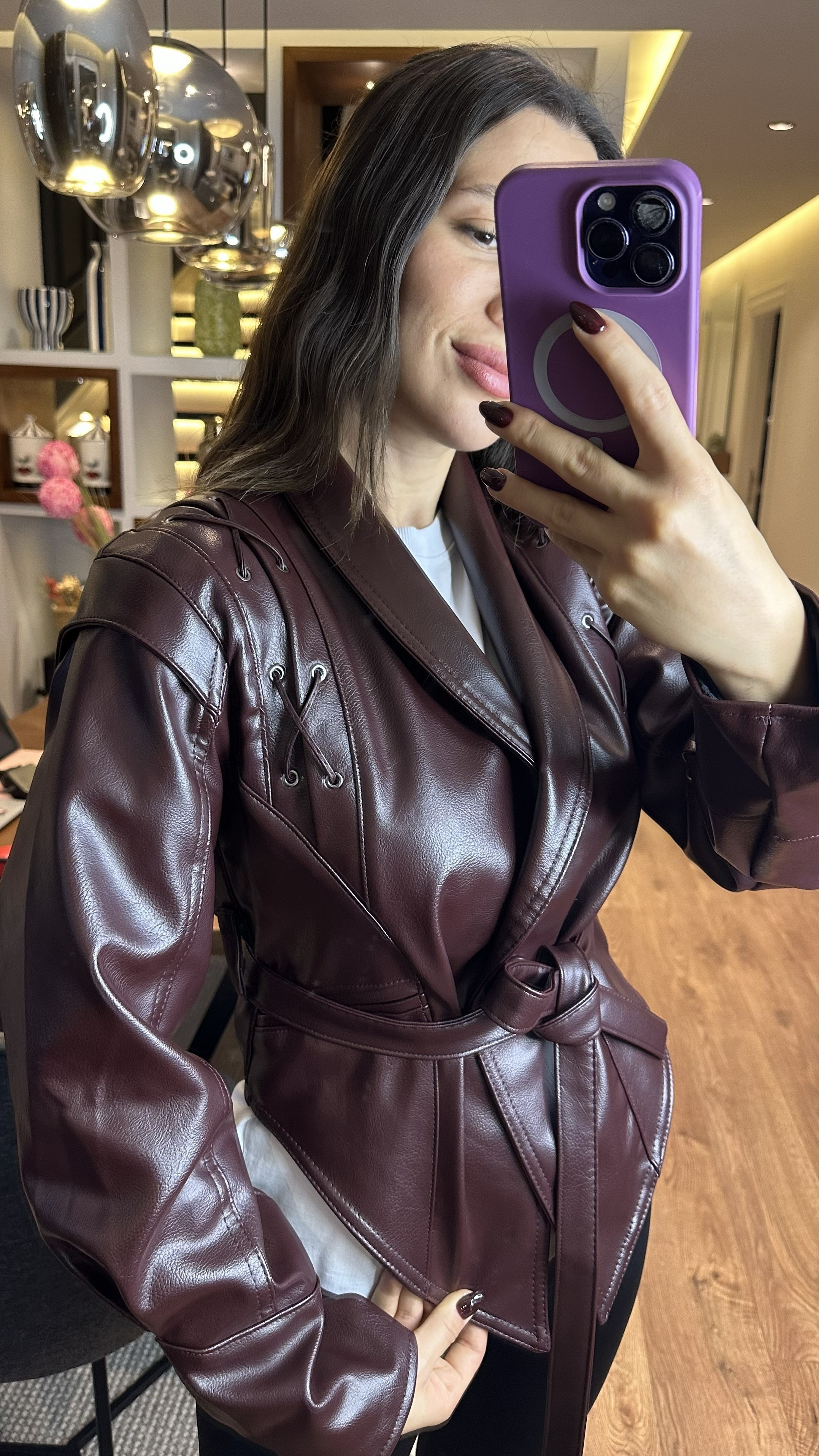 Bordo Violaceum Ceket
