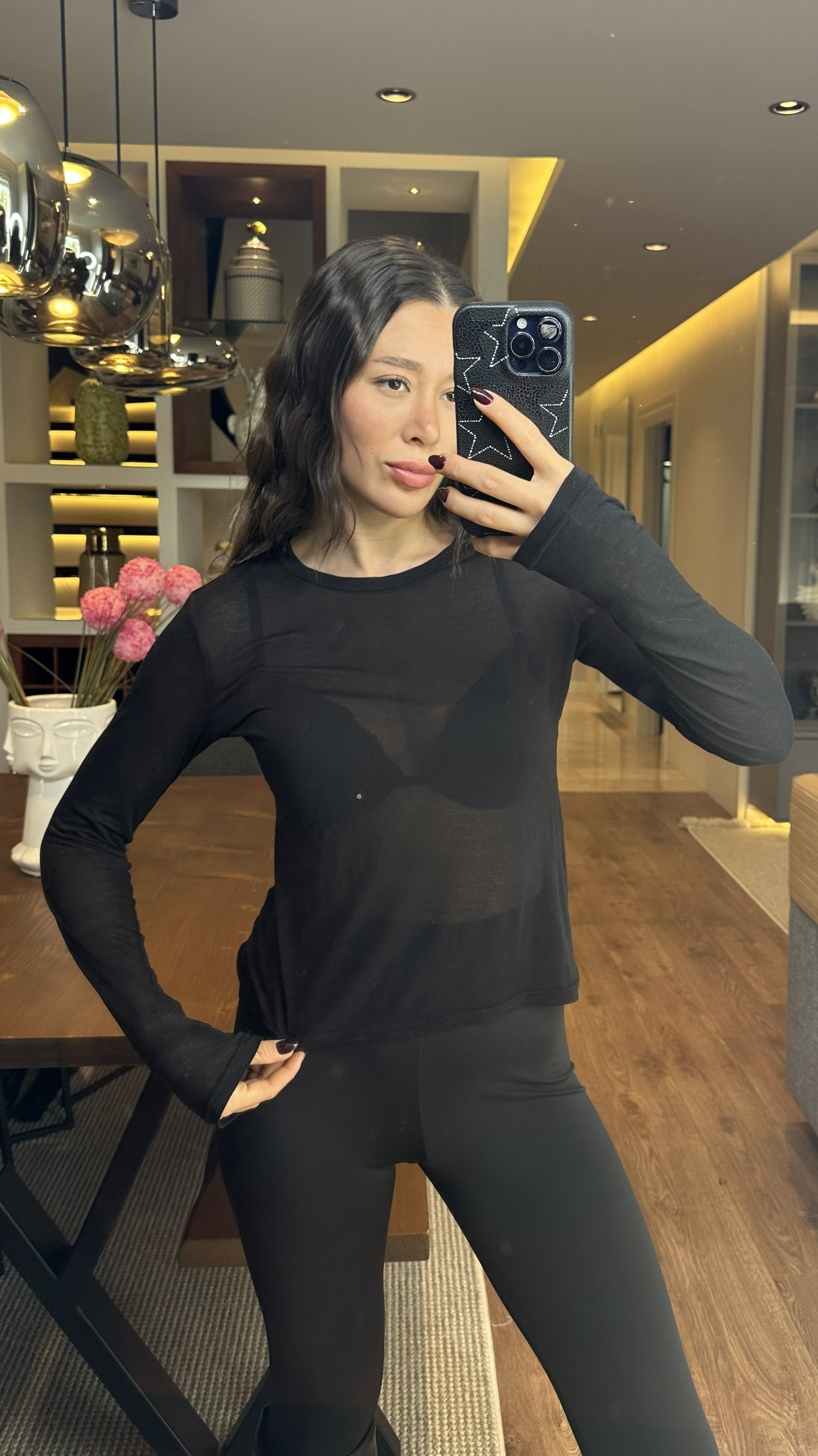 Siyah Transparan Body 