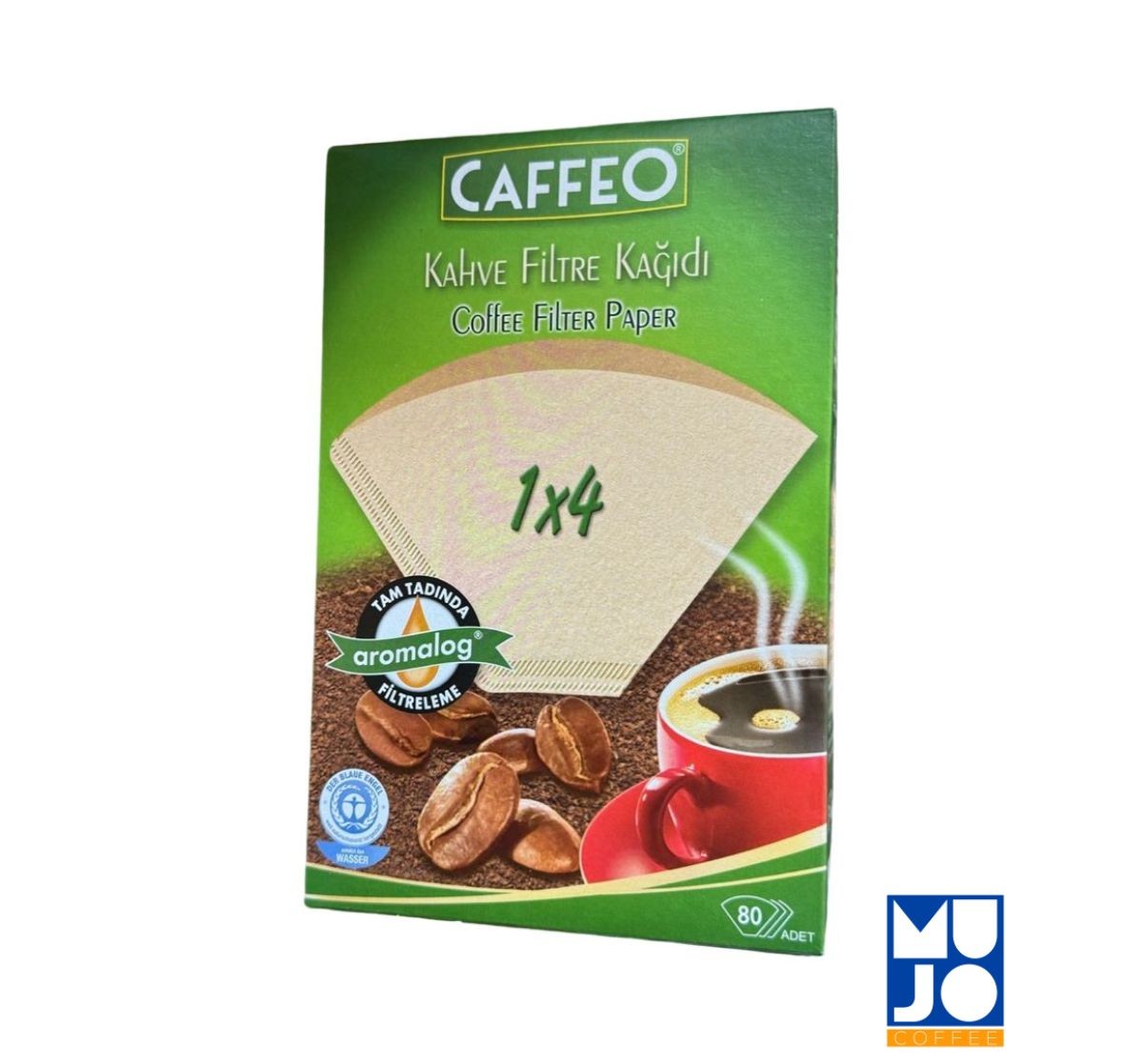 Caffeo Kahve Filtre Kağıdı 1x4 80'li