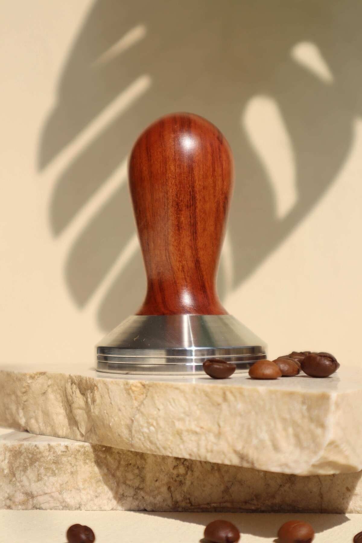 Tamper Ahşap Kahverengi Saplı 58mm