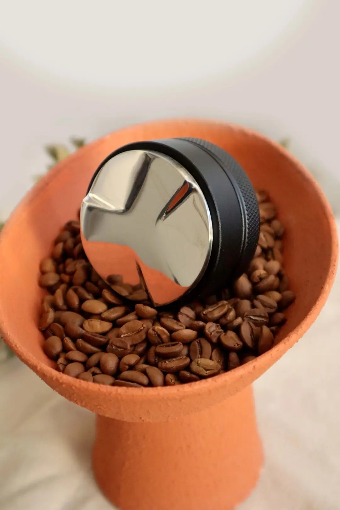 Tamper-makaron Öğütülmüş Kahve Sıkıştırıcı 58mm