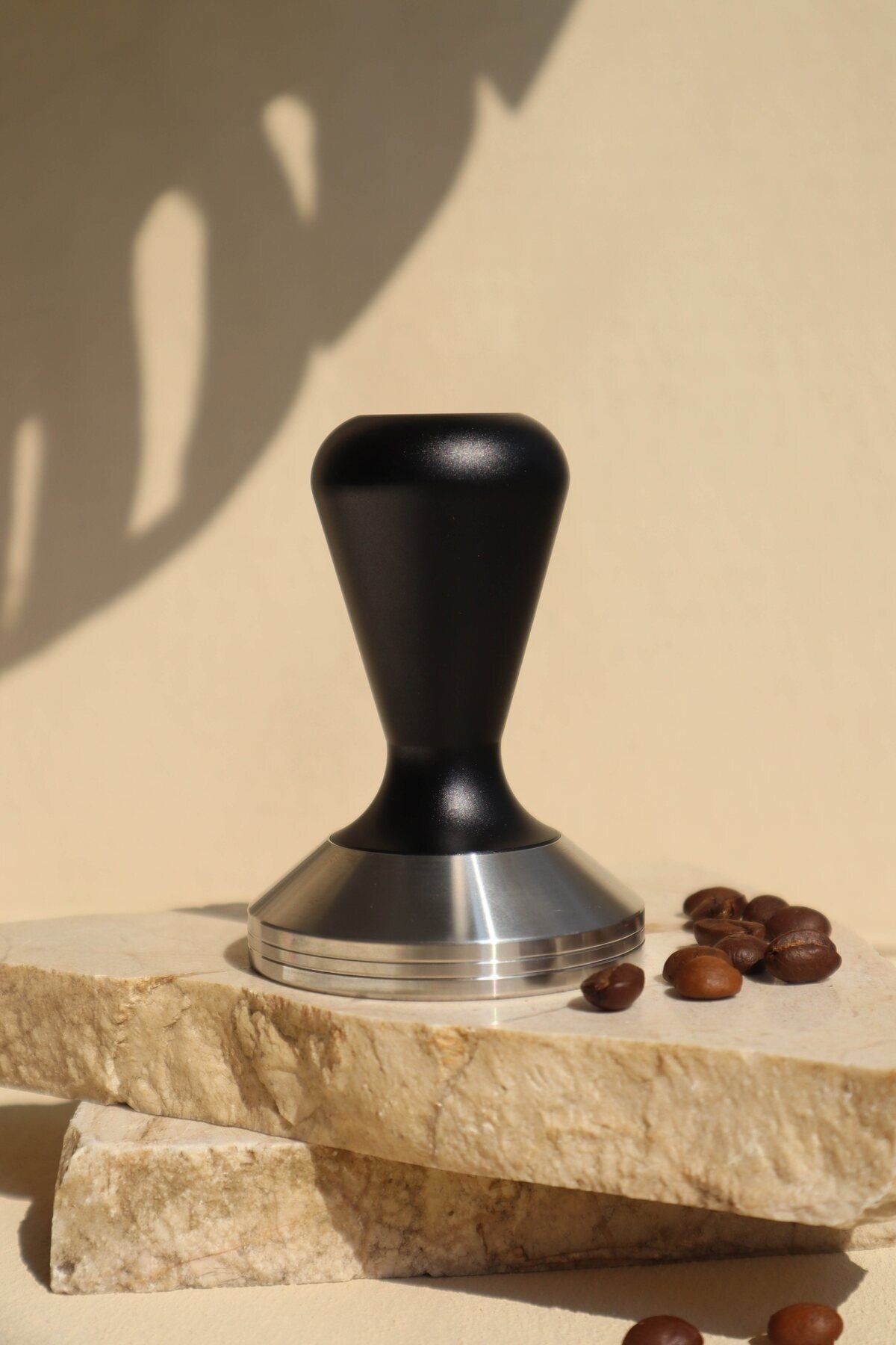 Tamper 58mm Siyah Saplı