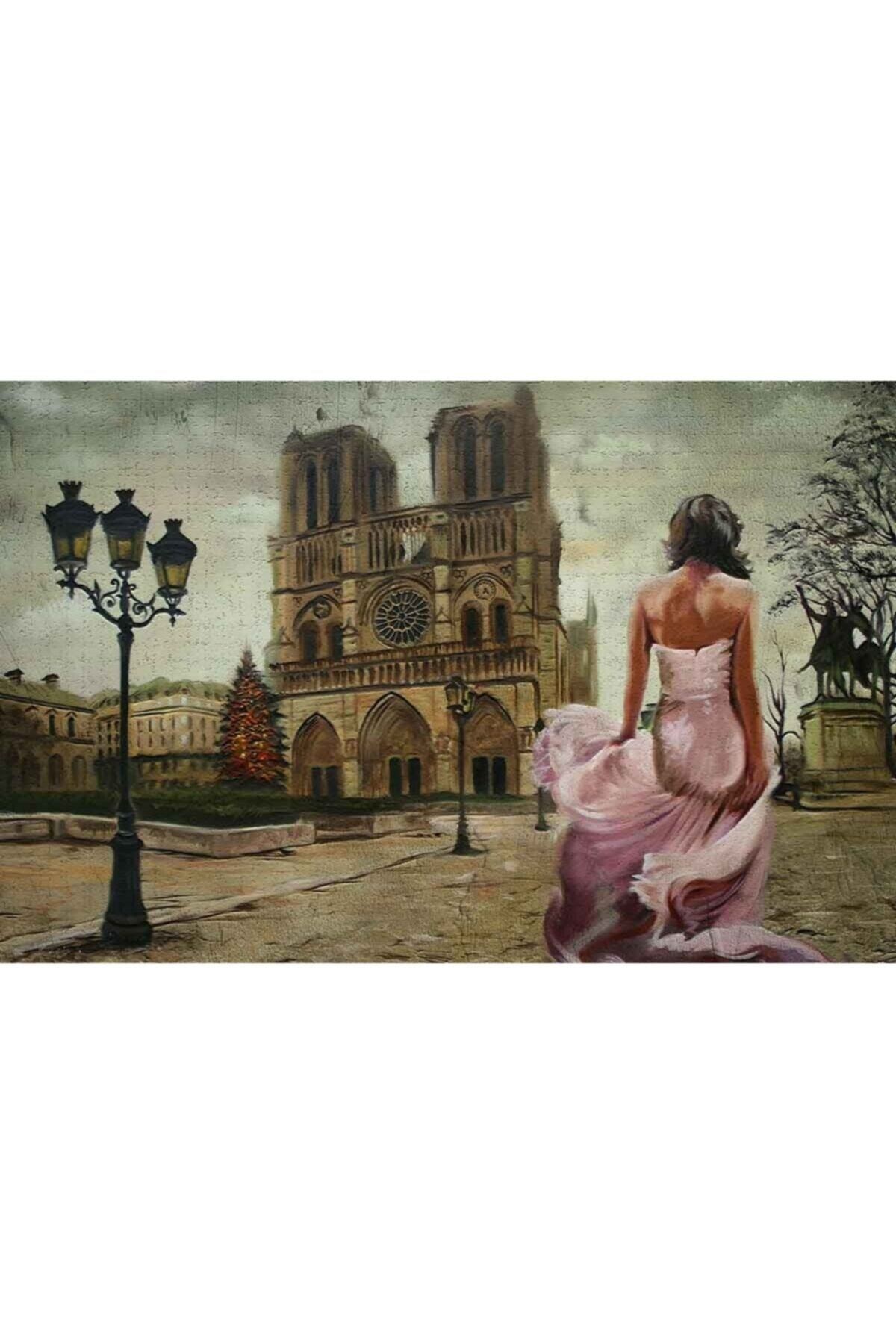 Movas Sanat Notre Dame | Elmas Mozaik Tablo | Mozaik Puzzle | 50x35 | E20202283M