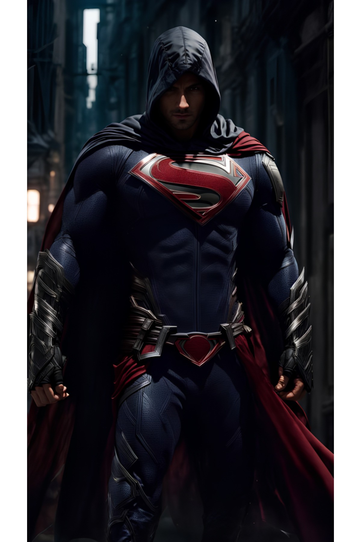 Movas Sanat Süper Assasin - Superman | Elmas Mozaik Tablo | Mozaik Puzzle |45x80 | E20204097