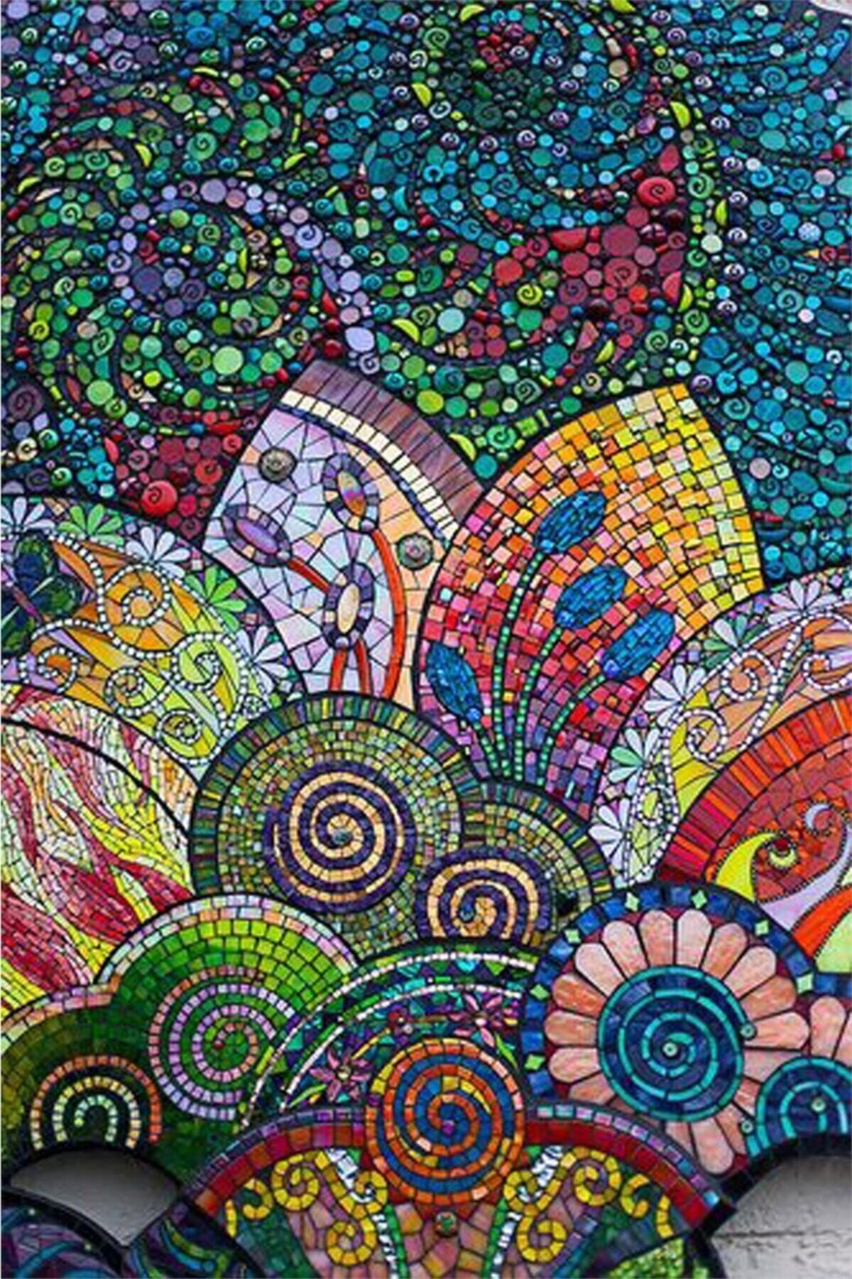 Movas Sanat Renklerin Bütünlüğü | Elmas Mozaik Tablo | 40x60 | E20202796M