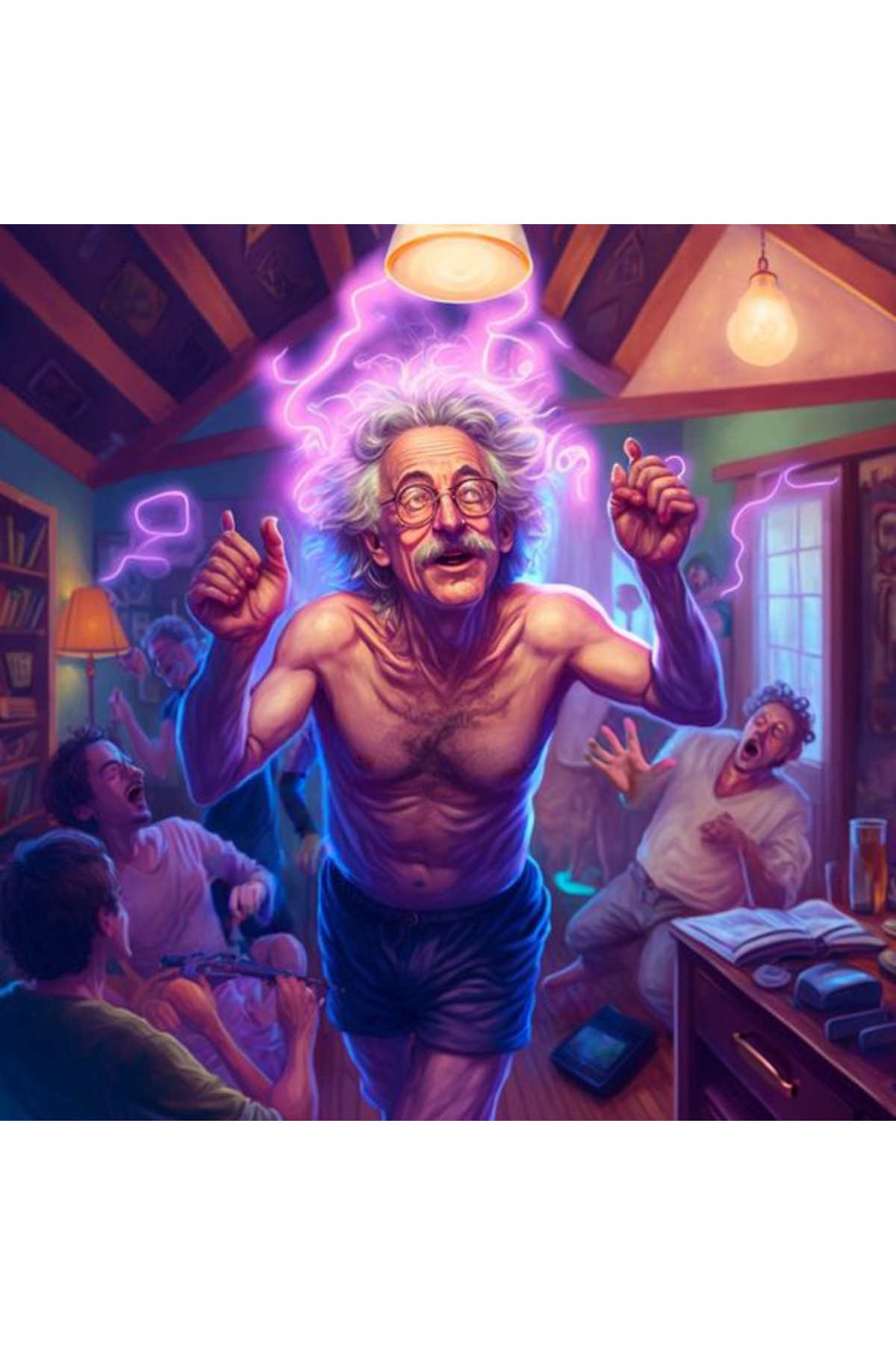 Movas Sanat Einstein Ve Hayal Dünyası | Elmas Mozaik Tablo | Mozaik Puzzle | 65x65 | E20204240