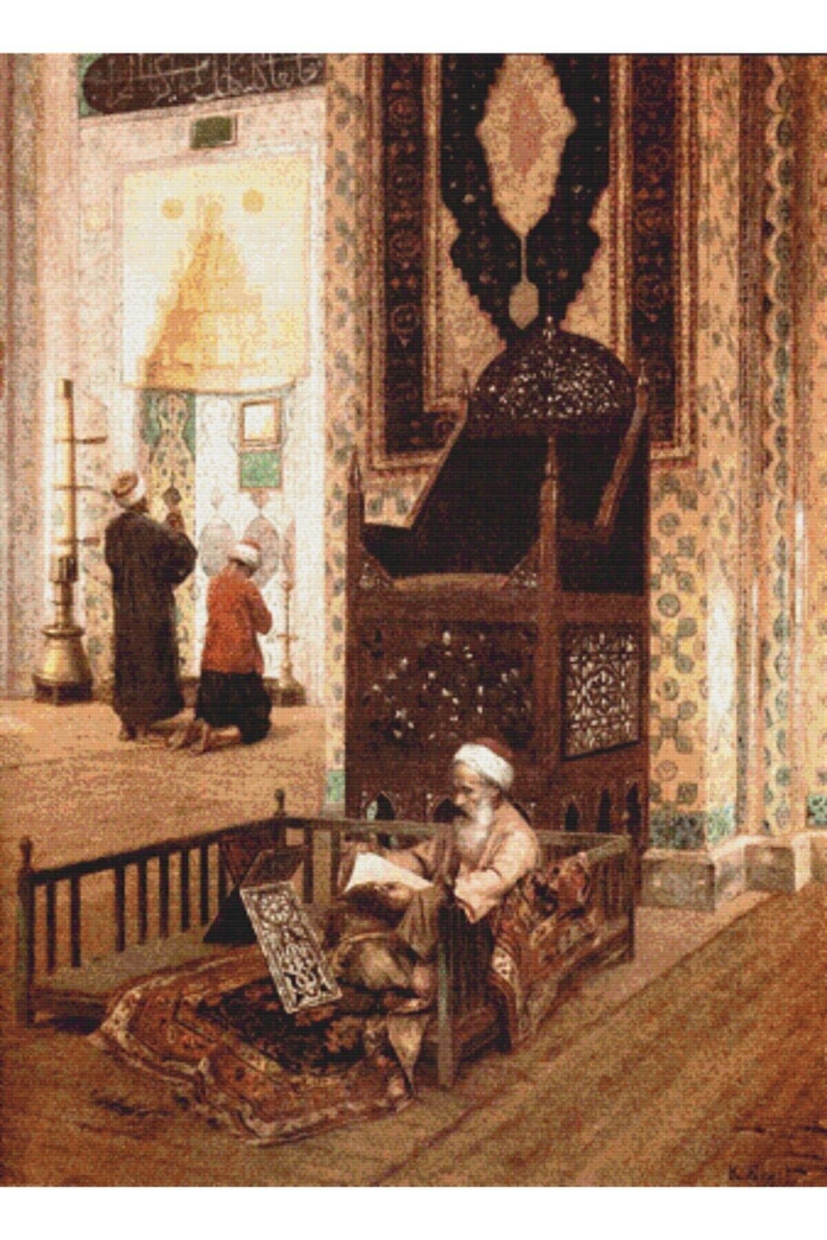 Movas Sanat Rüstem Paşa Camii İçi İstanbul - Rudolf Ernst | Elmas Mozaik Puzzle | 45x61 | E2020677