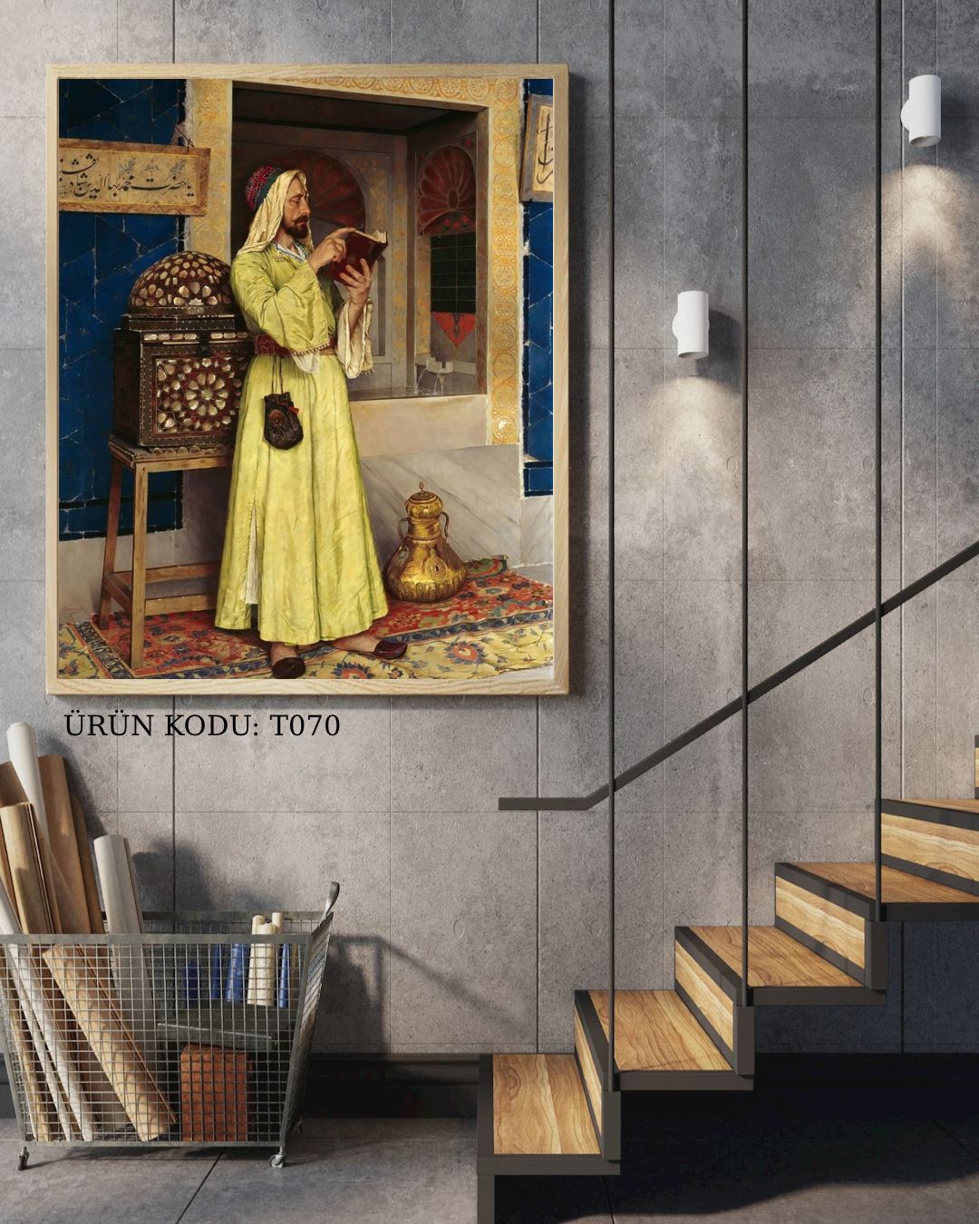 Okuyan Derviş – Osman Hamdi Bey 35X47CM