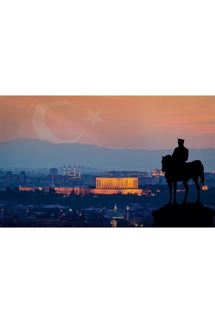 Movas Sanat Atatürk, Anıtkabir Ve Ankara | Elmas Mozaik Tablo | Mozaik Puzzle | 80x50 | E2020546