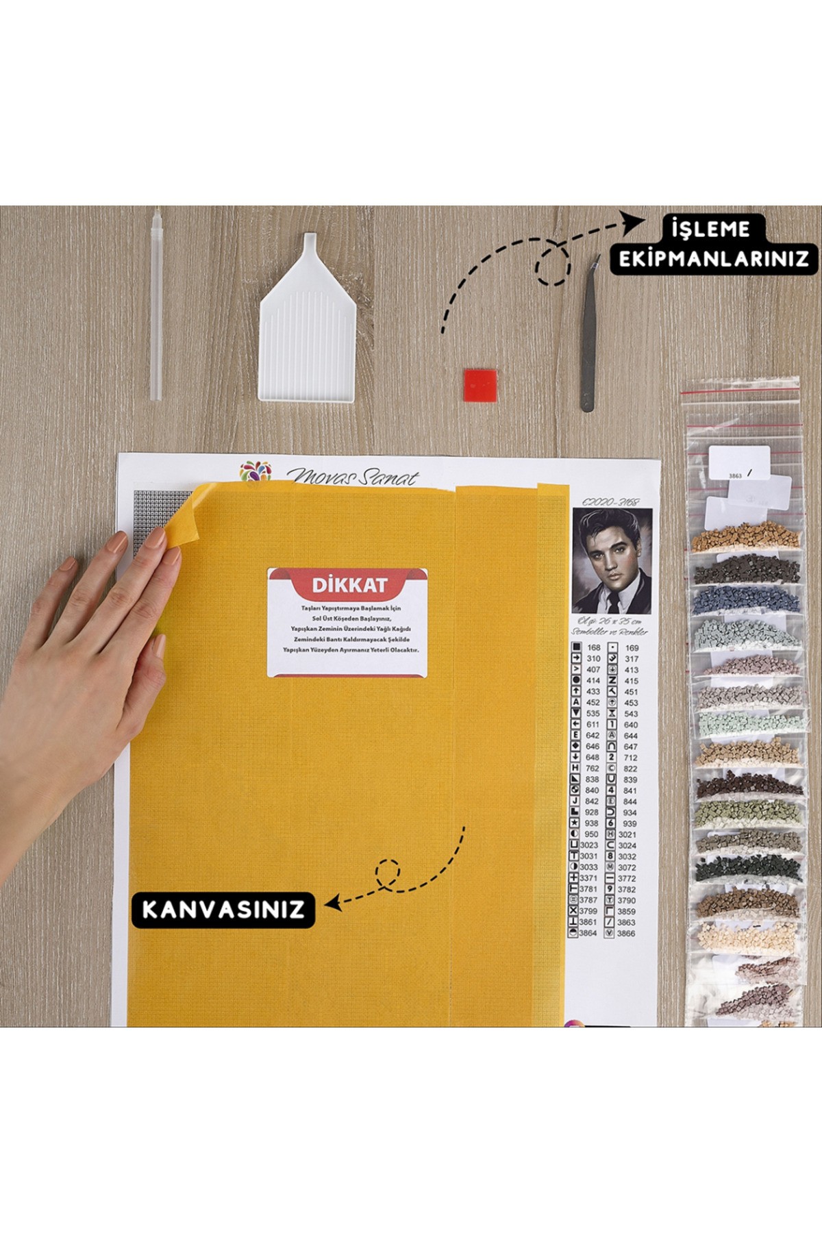 Movas Sanat Lockheed Super G | Elmas Mozaik Tablo | Mozaik Puzzle | 130x55 | E20204380