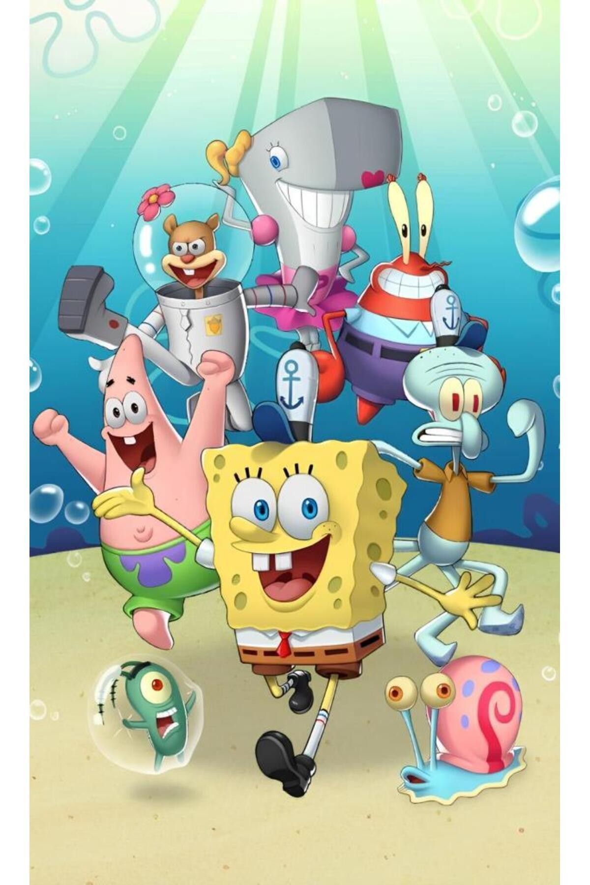 Movas Sanat SpongeBob And Friends - Spongbob | Diamond Mosaic Puzzle | 40x65 | E20204067