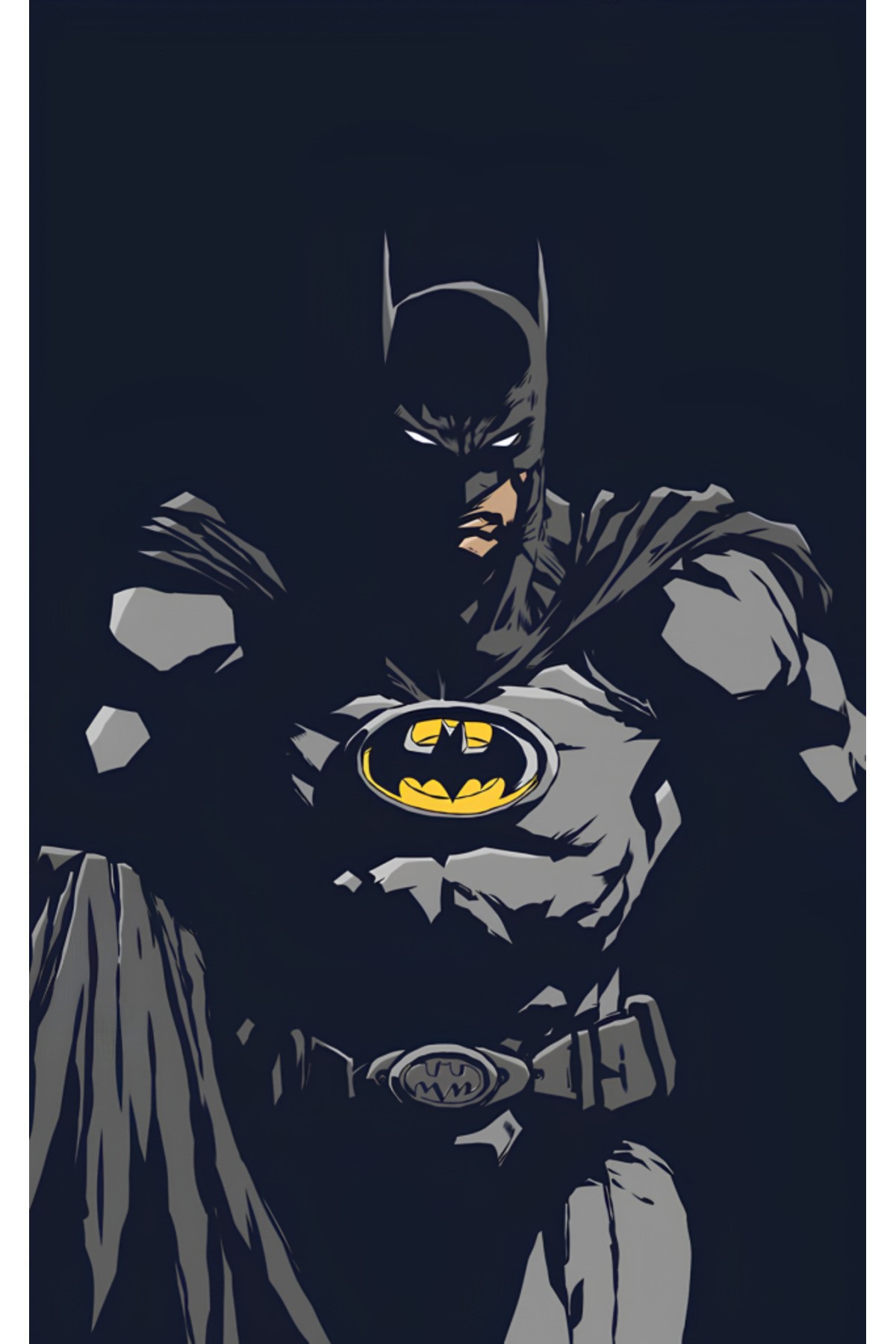 Movas Sanat Batman Çizim - Batman | Elmas Mozaik Tablo | Mozaik Puzzle | 40x65 | E20204022