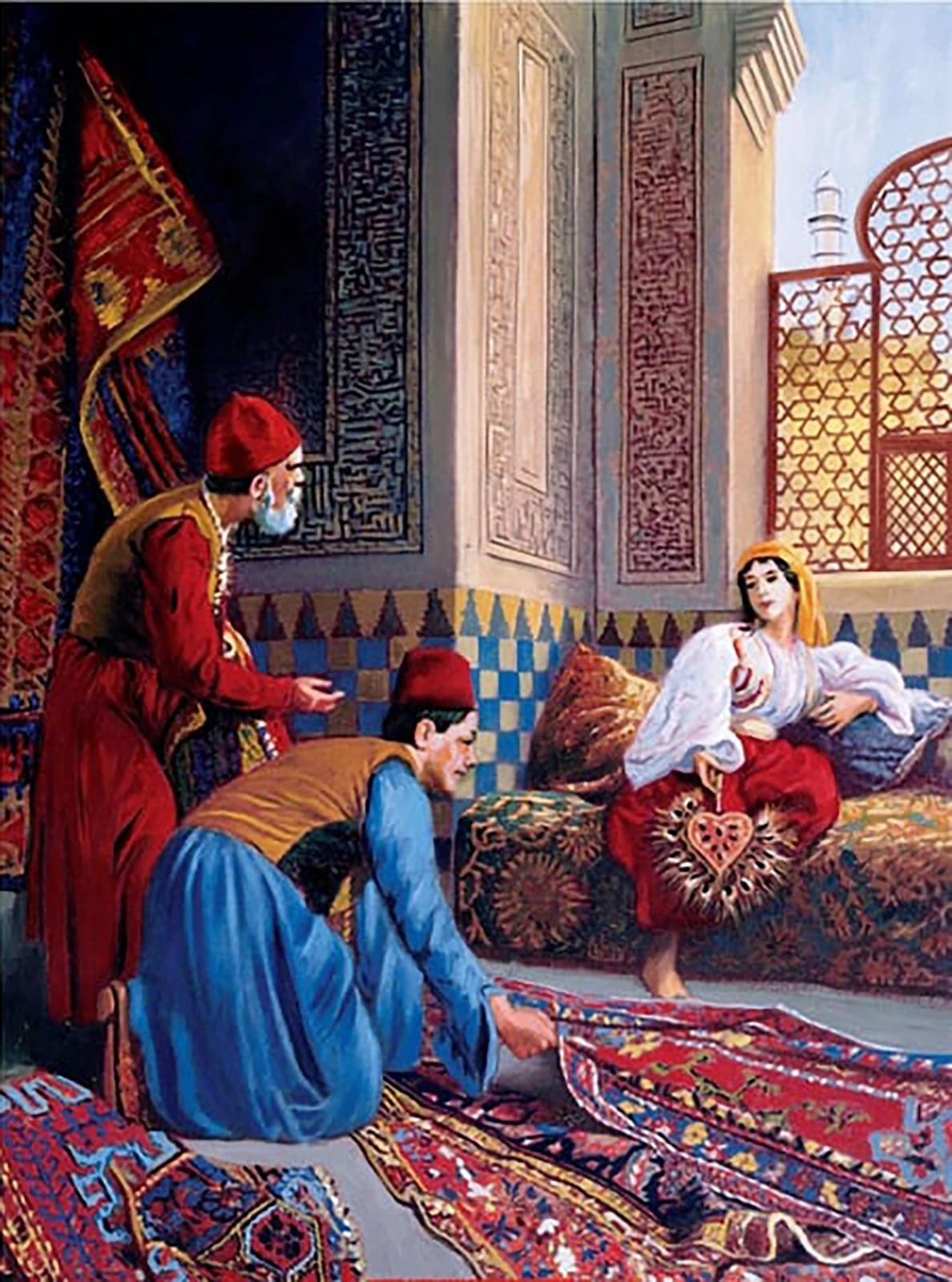 Halı tüccarı 38X50CM