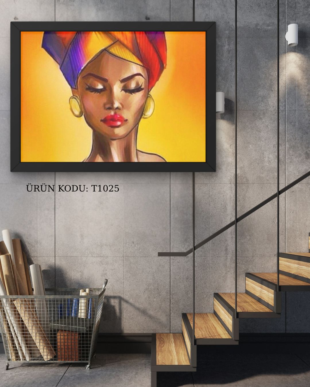 Melez Güzeli 51x51cm Dialands Elmas Mozaik Tablo