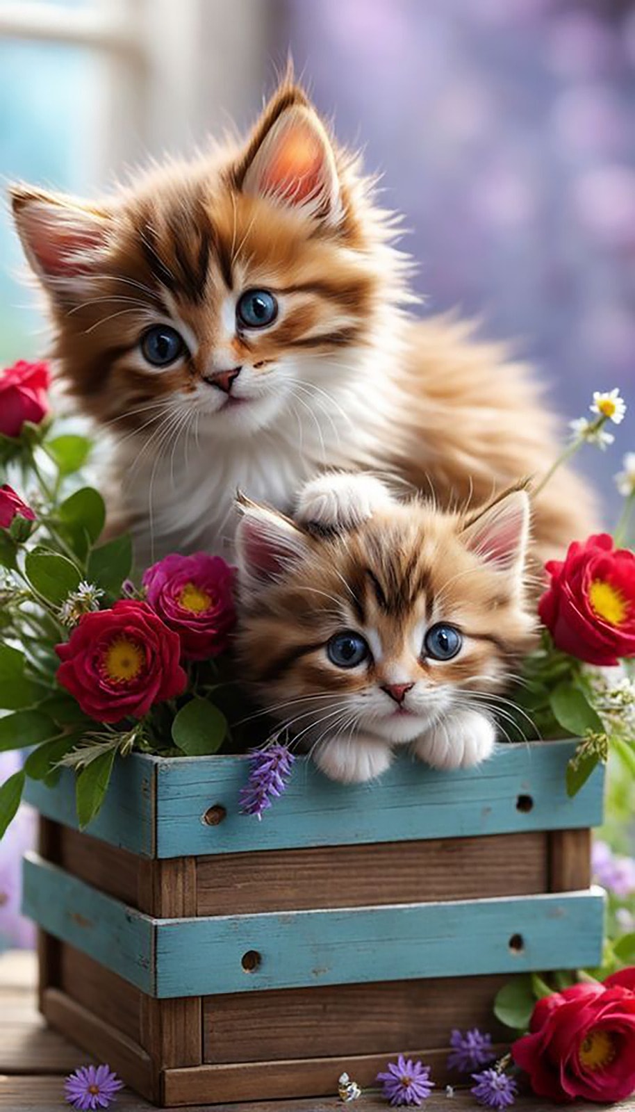 Minik Dostlar 45x80cm T042 Dialands Elmas Mozaik Tablo