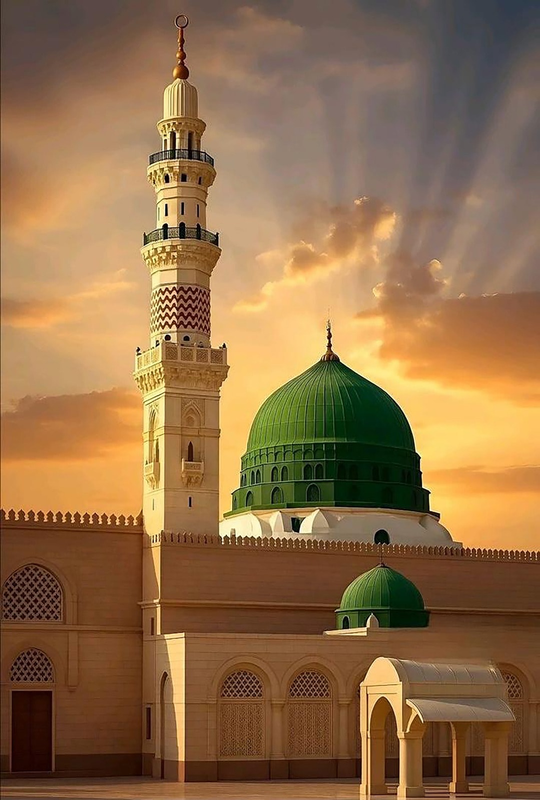 Mescid-i Nebevi 50x75cm T029 Dialands Elmas Mozaik Tablo