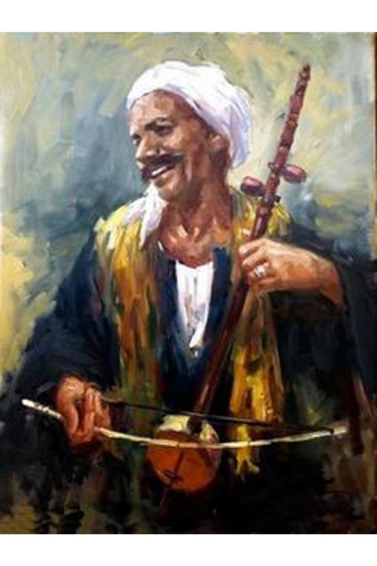 Movas Sanat Traditional Violin Musician | Diamond Mosaic Painting | Mosaic Puzzle | 40x53 |E20203129M