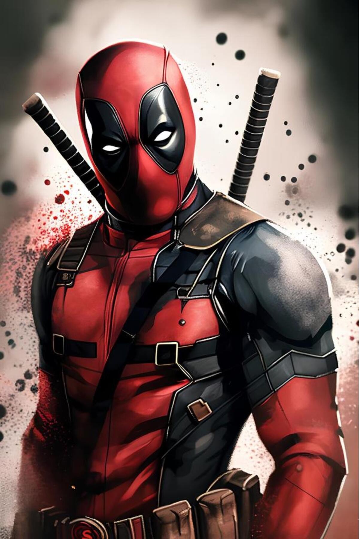 Movas Sanat Deadpool - Marvel | Elmas Mozaik Tablo | Mozaik Puzzle | 60x90 | E20204090