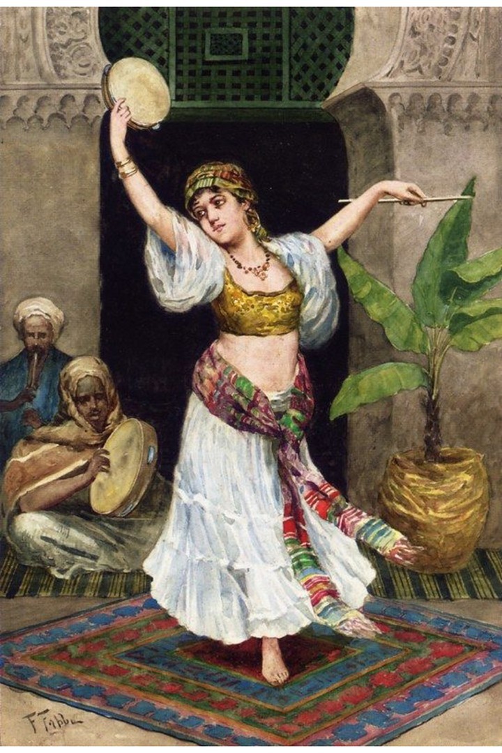 Movas Sanat Fabio Fabbi Dancing Woman | Diamond Mosaic Painting | Mosaic Puzzle | 51x75 | E20204518