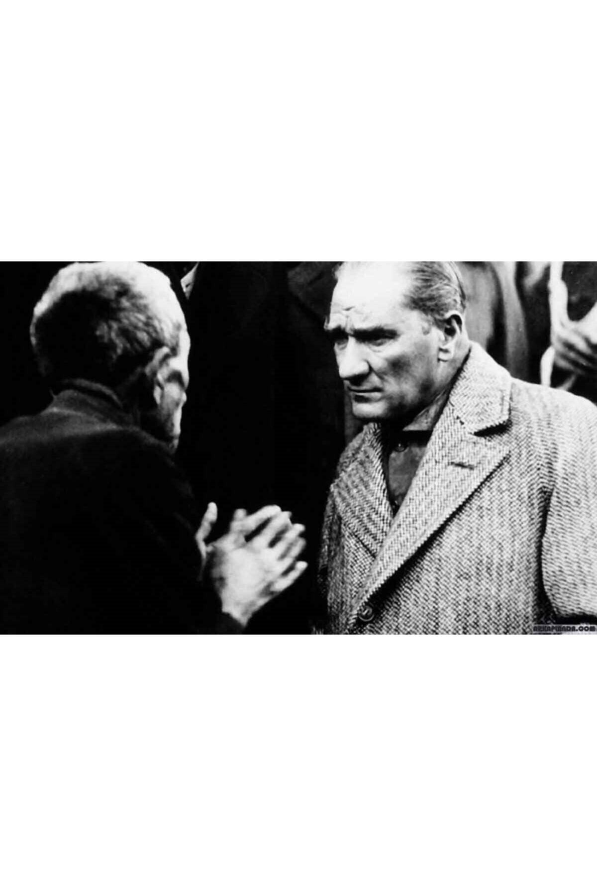 Movas Sanat Ataturk, Listening to the Citizen | Diamond Mosaic Painting | Mosaic Puzzle | 50x35 | E20202553M