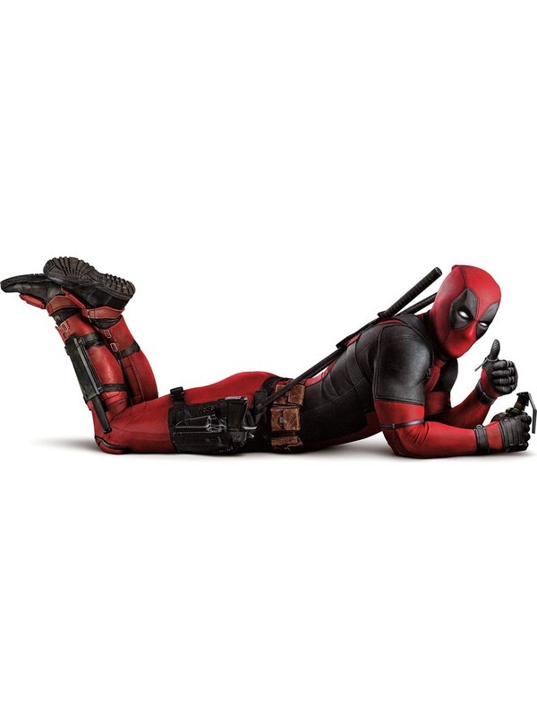 Movas Sanat Havalı Deadpool | Mozaik Tablo | Mozaik Puzzle | 55x30 | E20203219