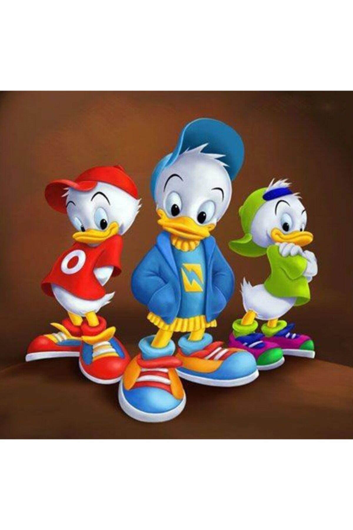 Movas Sanat Cartoon Ducks | Diamond Mosaic Painting | Mosaic Puzzle | 50x50|E20202960M