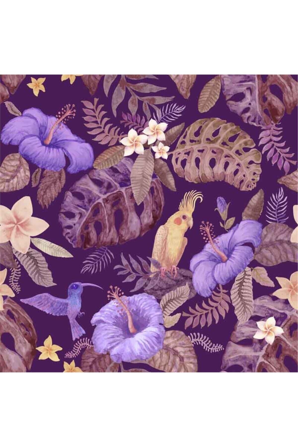 Movas Sanat Exotic Small Birds | Diamond Mosaic Painting | Mosaic Puzzle |50x50|E20202086M