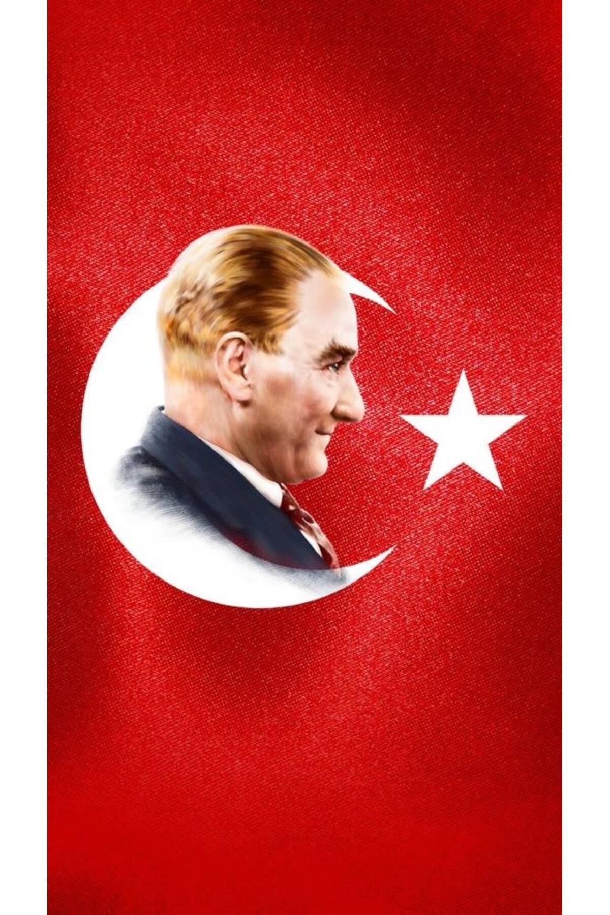 Movas Sanat Ebedi Şef Mustafa Kemal Atatürk | Elmas Mozaik Tablo | Mozaik Puzzle | 40x70 | E20204416