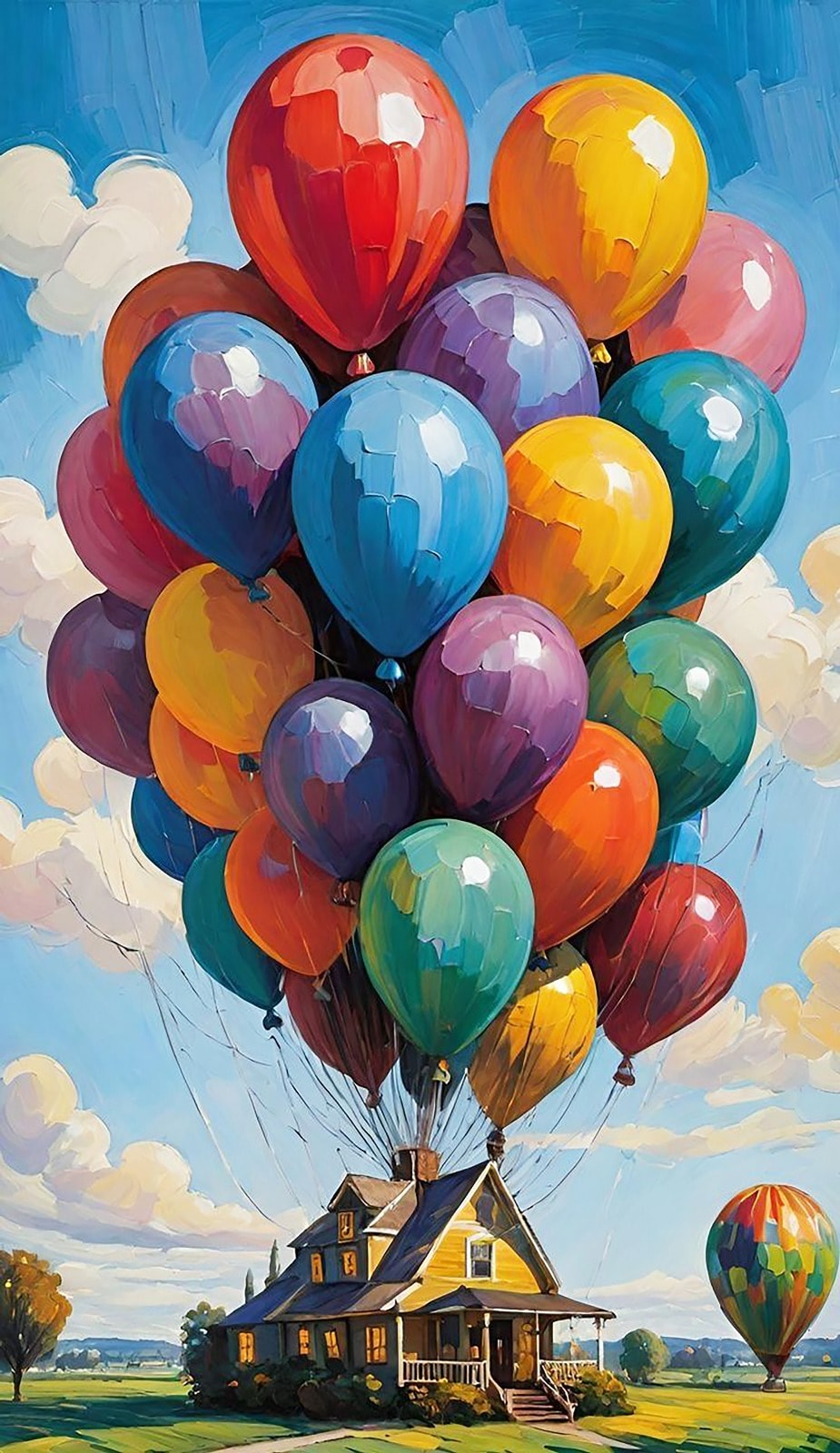 Yukarı Bak 50x86cm T008 Dialands Elmas Mozaik Tablo