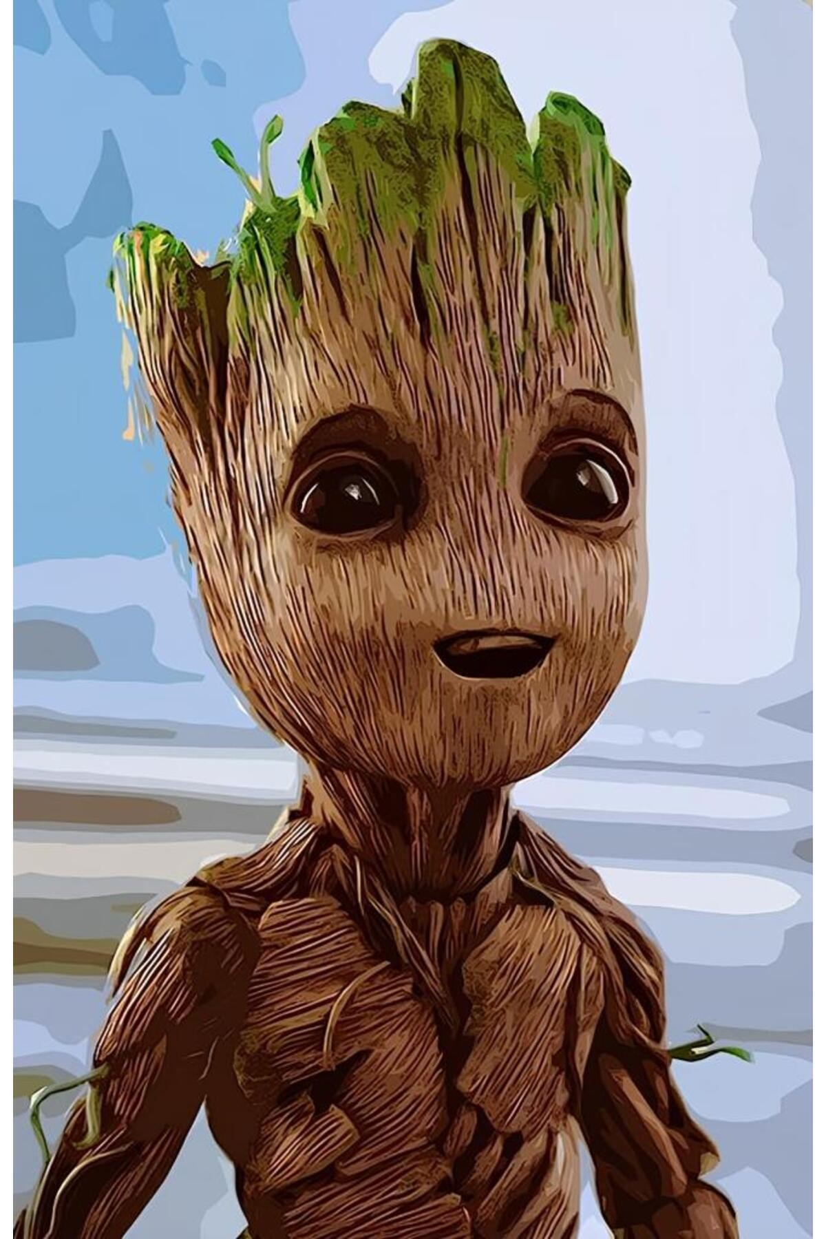 Movas Sanat I'm Groot - Marvel | Diamond Mosaic Painting | Mosaic Puzzle | 35x55 | E20204086