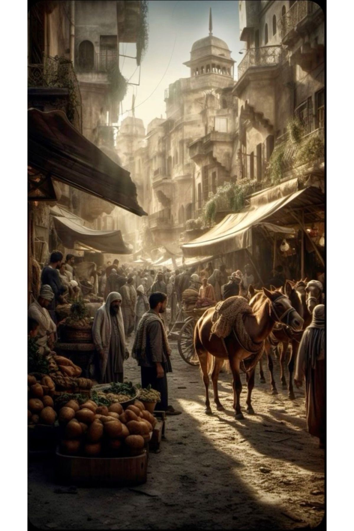 Mısır Çarşısı | Elmas Mozaik Tablo | Mozaik Puzzle | 45x80 | E20204532