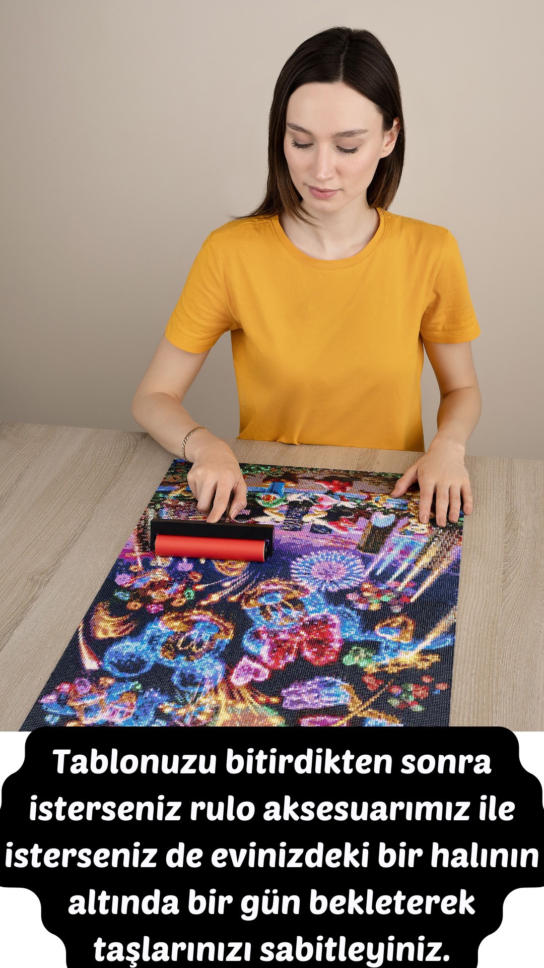 Movas Sanat Ortaçağ Avrupasının Dar Sokakları | Elmas Mozaik Puzzle | 35x52 | E2020467İO