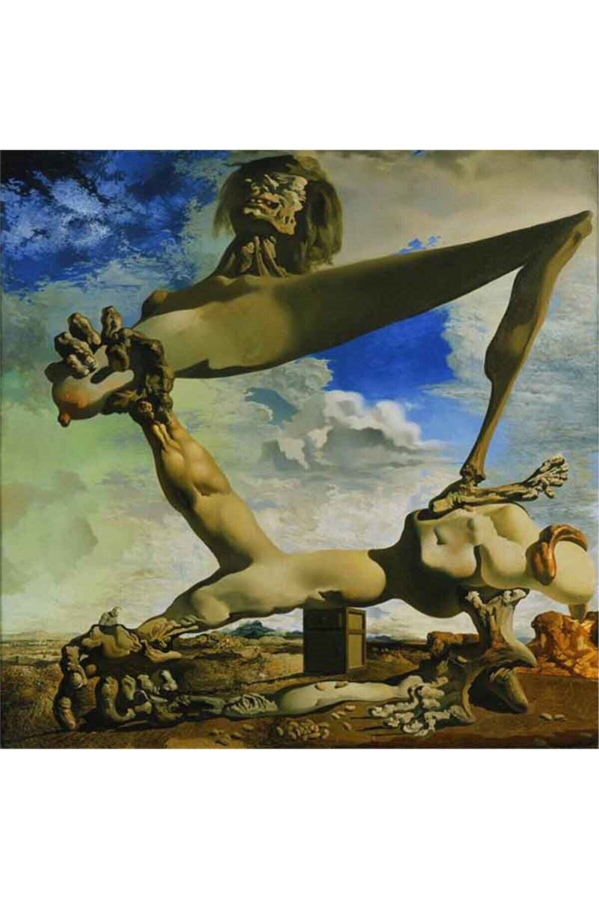 Movas Sanat Dali - İç Savaş Önsezisi | Elmas Mozaik Tablo | Mozaik Puzzle | 50x50 | E20202511M