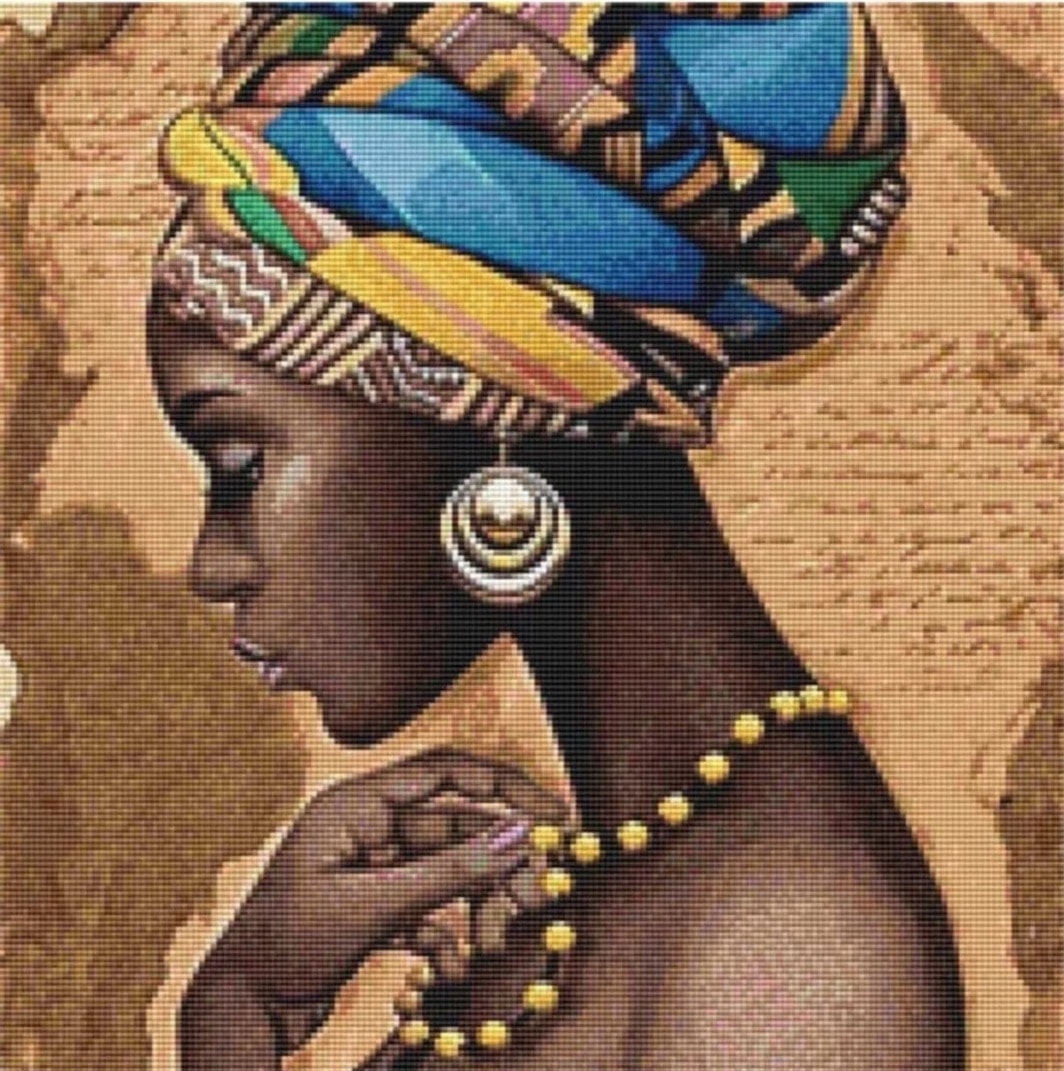 Zenci Kadın 45x45cm 