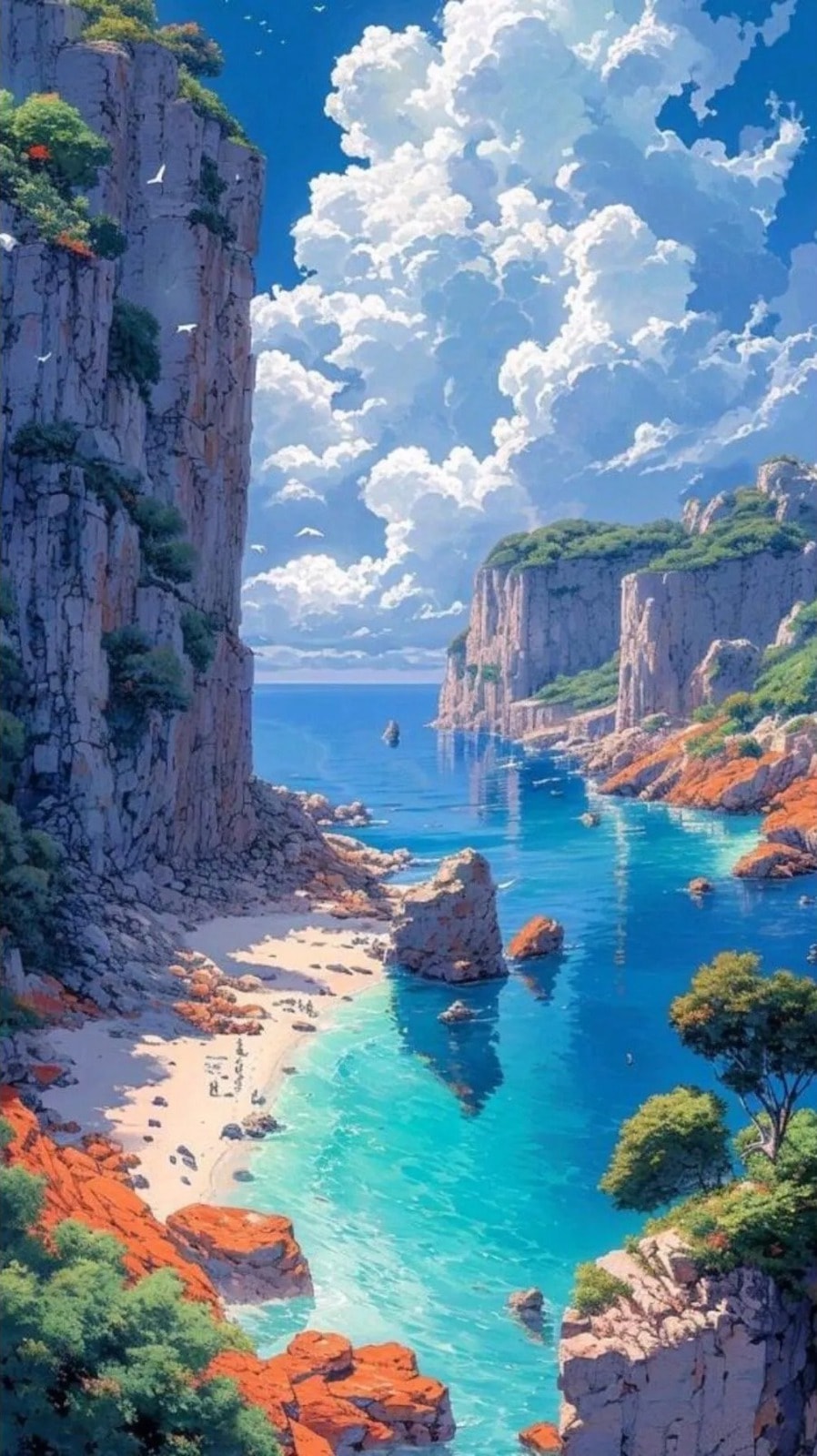 Manzara 45x80cm Dialands Elmas Mozaik Tablo