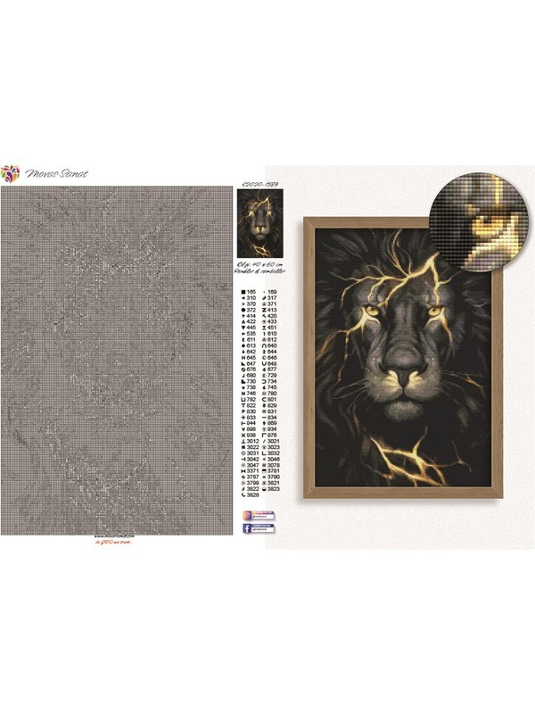 Movas Art Asgard Prince Loki | Mosaic Table | Mosaic Puzzle | 65x40 | E20203228