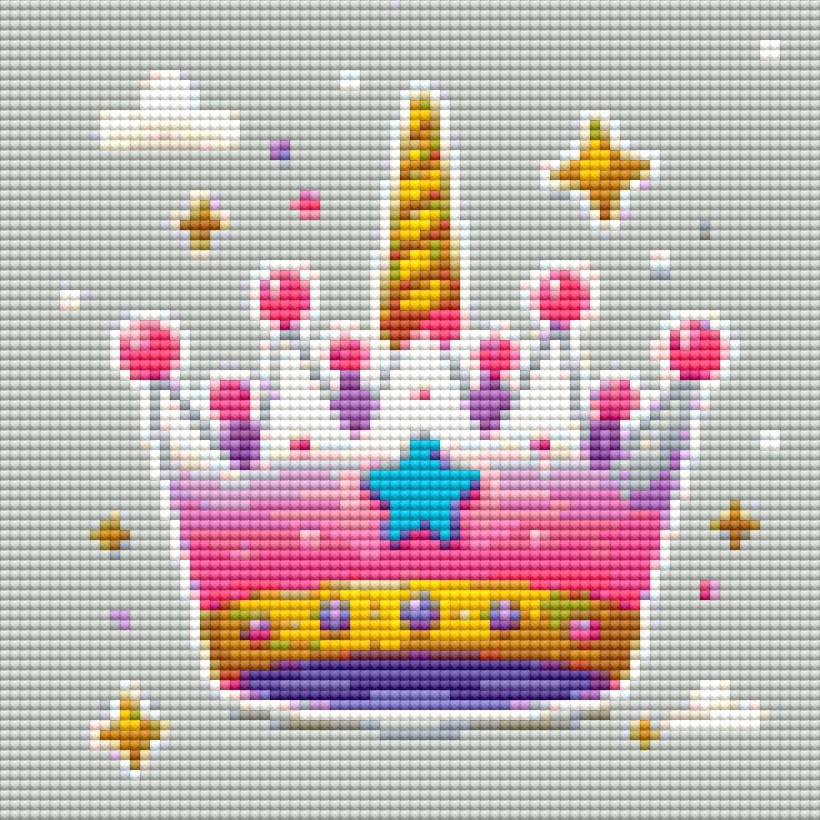 Movas Art - Crown | Children Special Mosaic Puzzle | 20x20 | E20204558