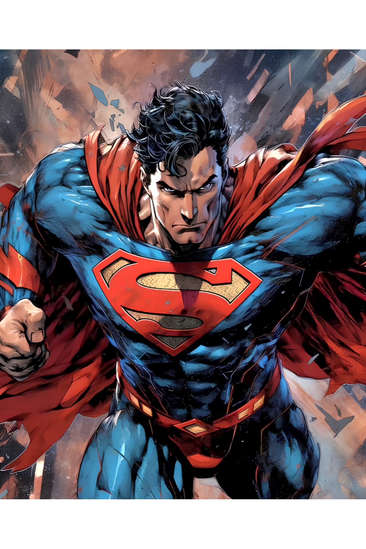 Movas Sanat Man Of Steel | Superman Mosaic Puzzle | 50x60 | E20204095i?o