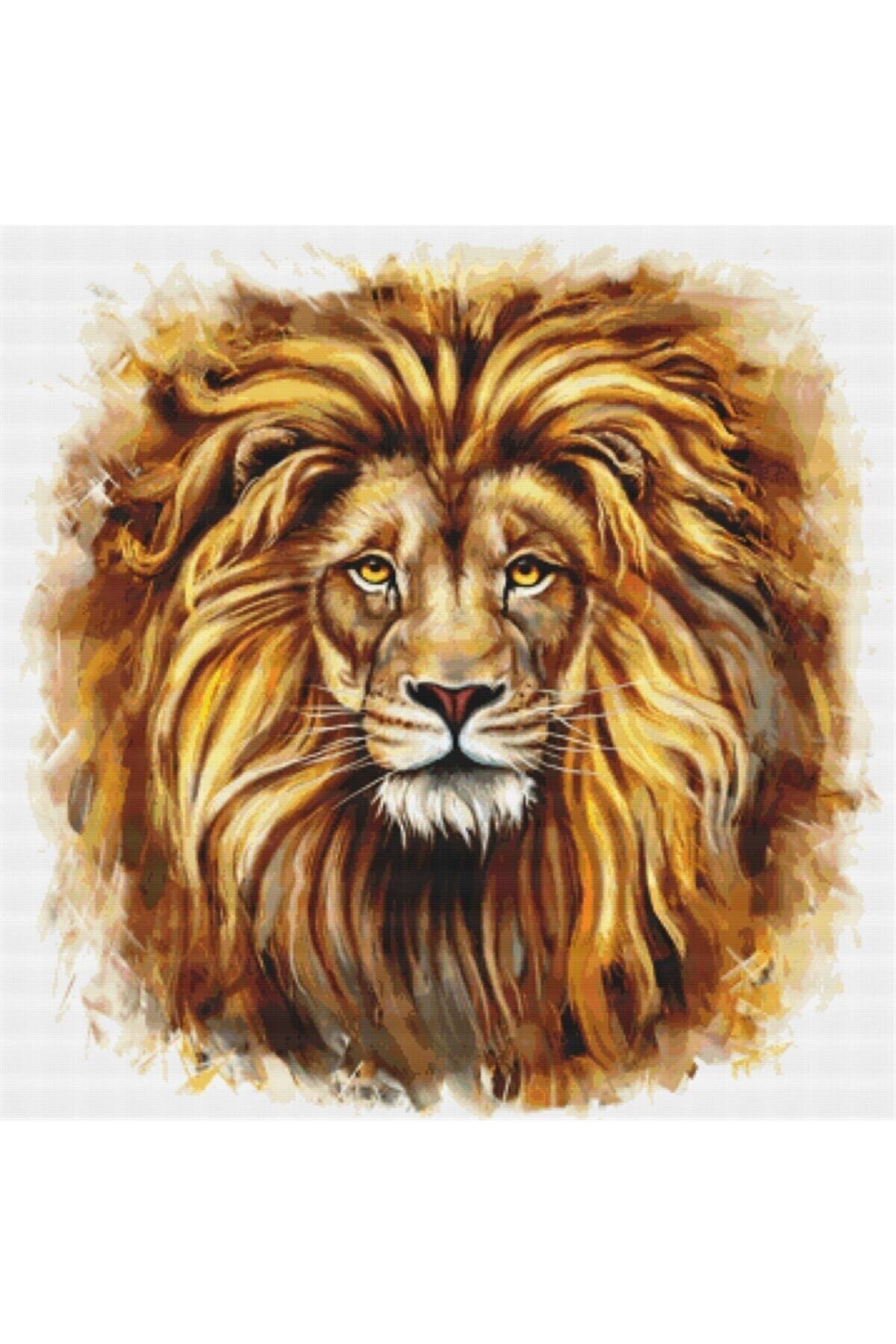 Movas Sanat Ormanların Kralı | Elmas Mozaik Tablo | Mozaik Puzzle | 50x50 | E2020447