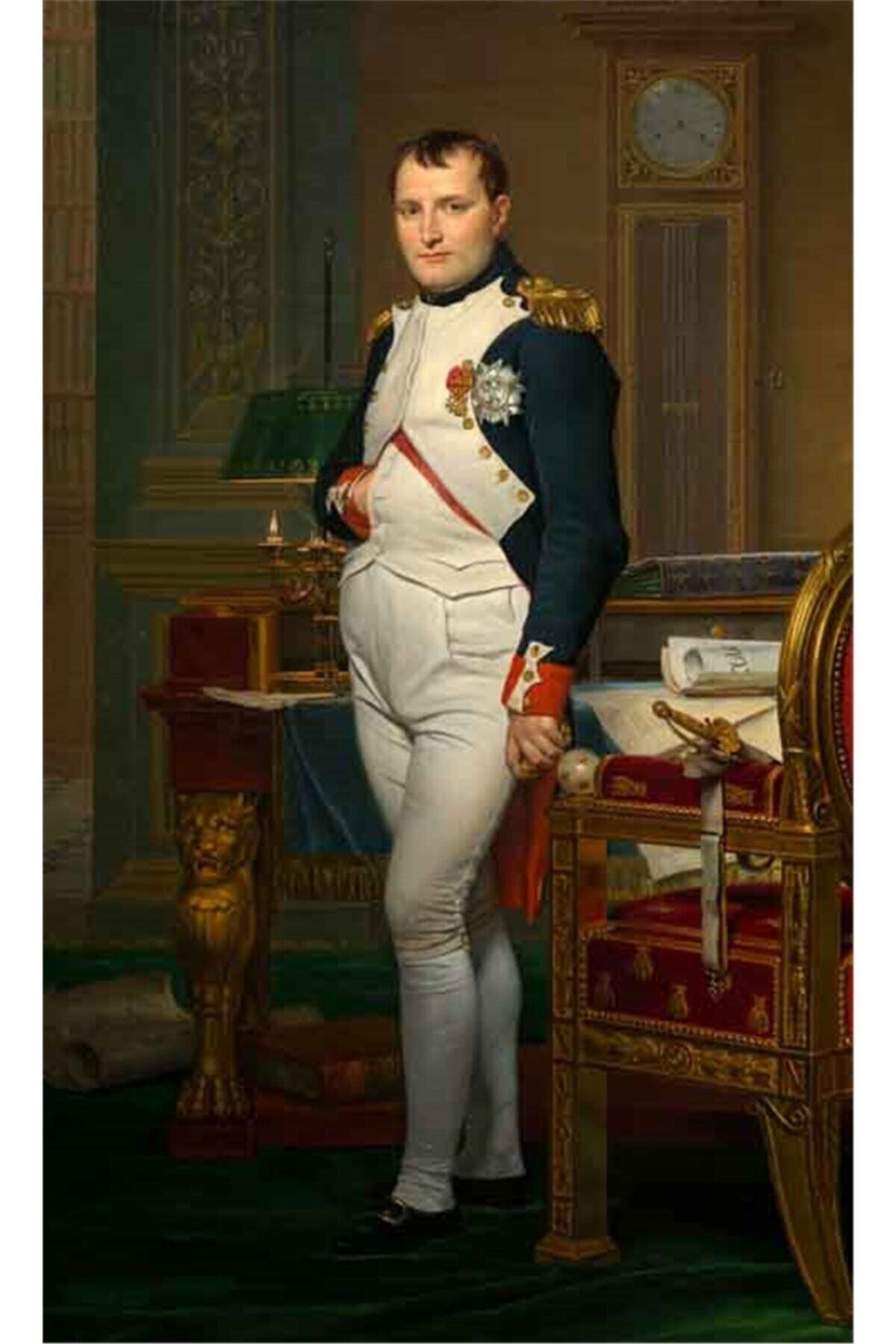 Movas Sanat Napoleon Bonaparte | Elmas Mozaik Tablo | Mozaik Puzzle | 35x50 | E20202657M
