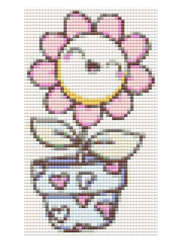 Movas Art Tiny Flower | Mosaic Sticker | 11x18 | E20203891