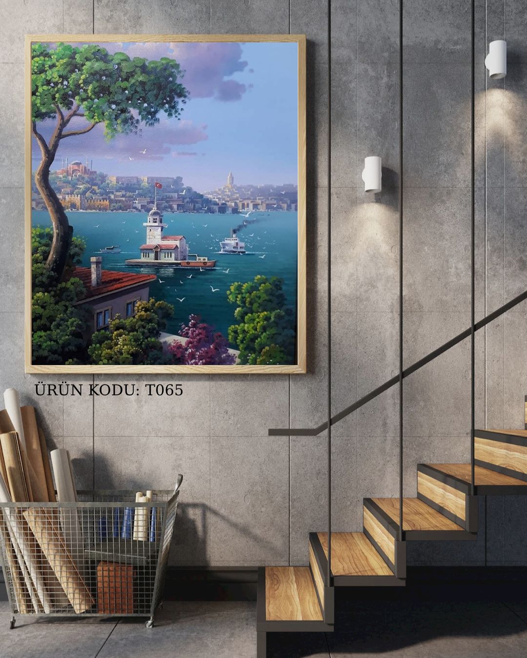 Boğazda Bahar – Kız Kulesi Manzarası 40X50CM