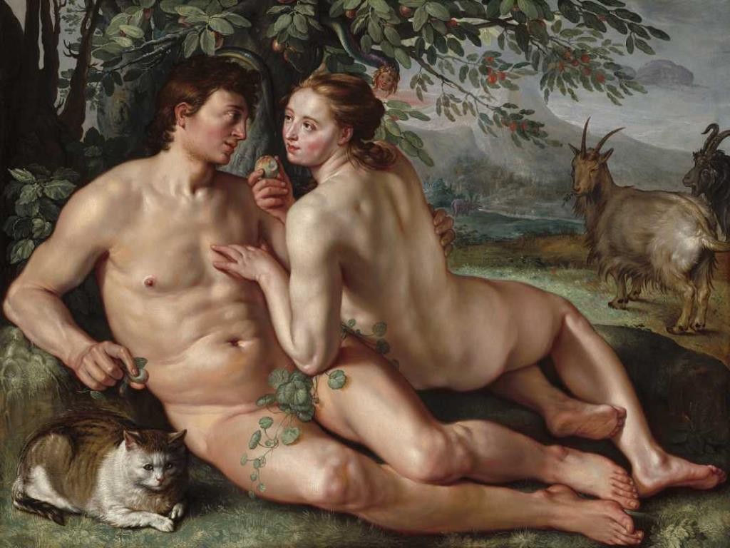 Movas Sanat The Fall of Man - Hendrick Goltzius | Diamond Mosaic Puzzle | 55x41 | E2020781IO