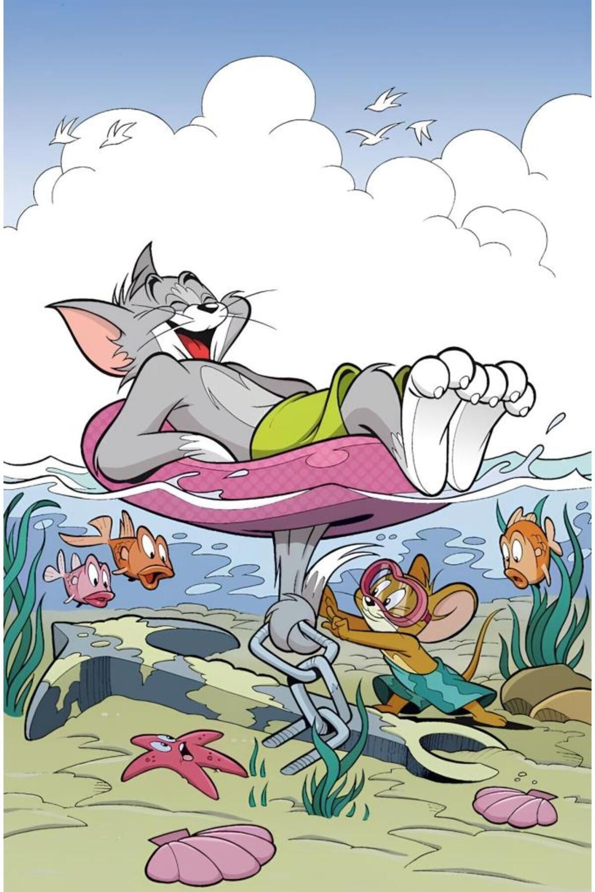 Movas Sanat Tom'a Tuzak - Tom Ve Jerry | Elmas Mozaik Tablo | Mozaik Puzzle | 40x60 | E20204128