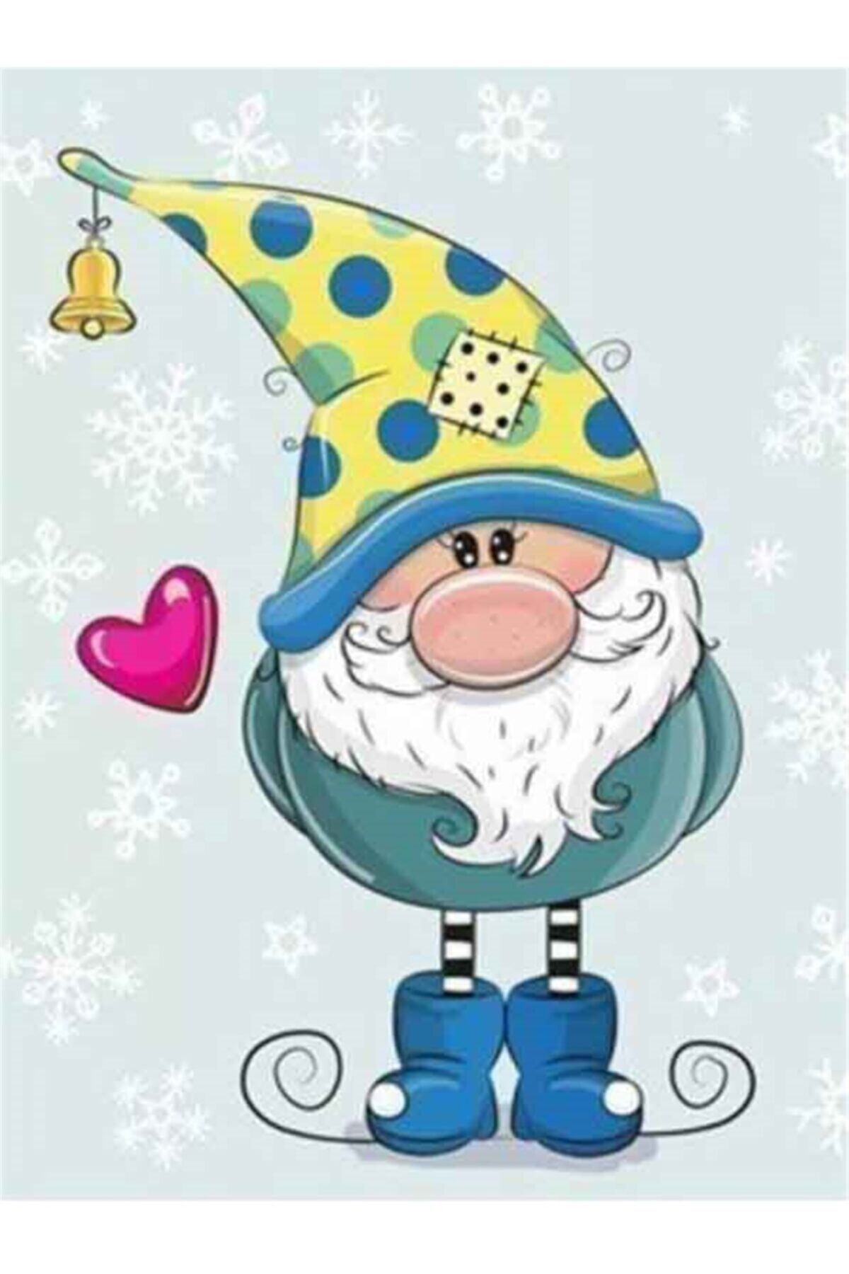 Movas Sanat Tatlı Şirin Baba | Elmas Mozaik Tablo | Mozaik Puzzle | 40x55 | E20202408M